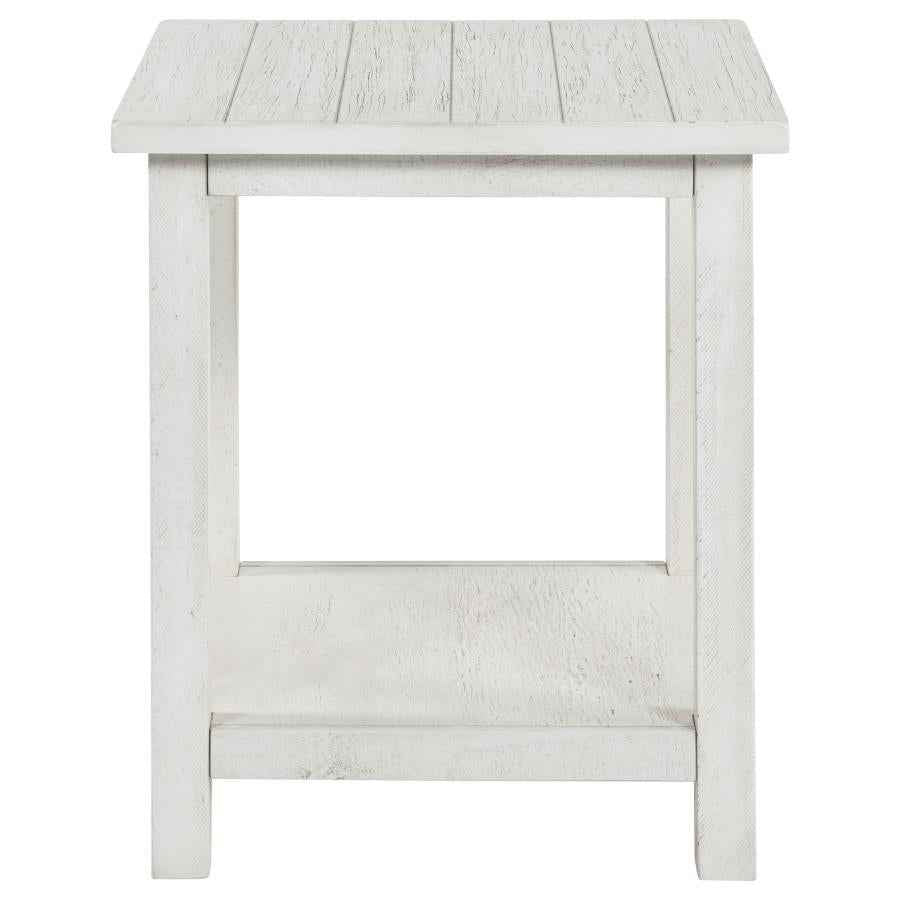 Payne 2-piece Coffee and End Table Set Distressed White