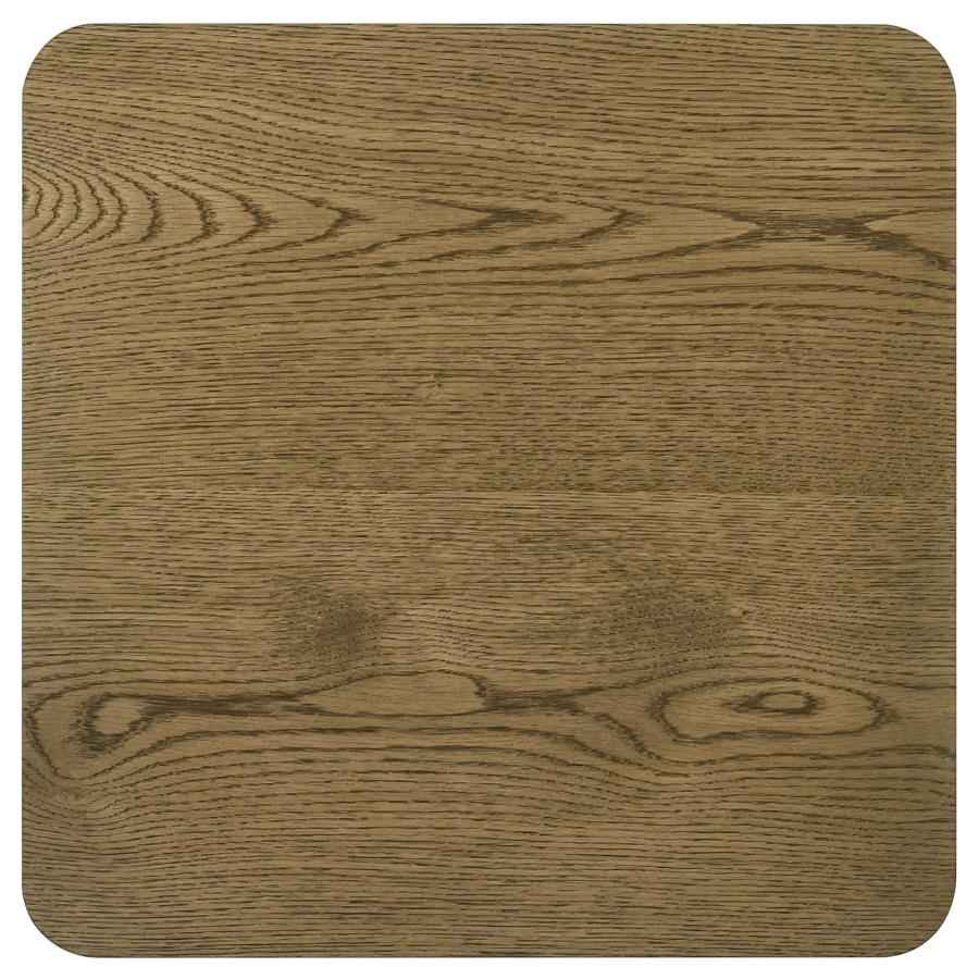 Castlewood Engineered Wood Accent Side End Table Brown Oak