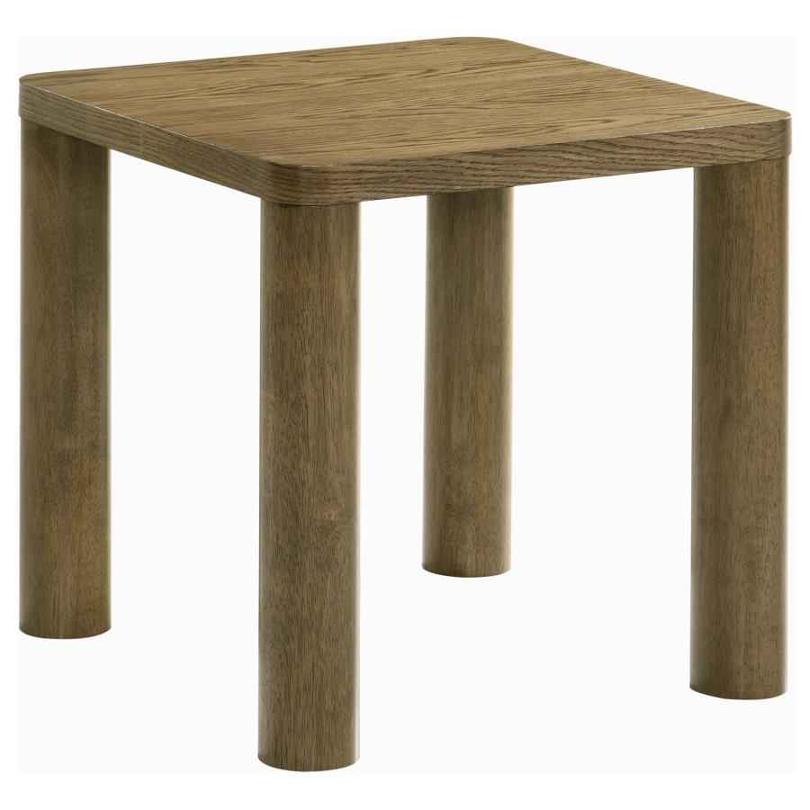 Castlewood 3-piece Cocktail Coffee Table Set Brown Oak