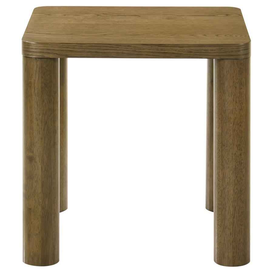 Castlewood 3-piece Cocktail Coffee Table Set Brown Oak
