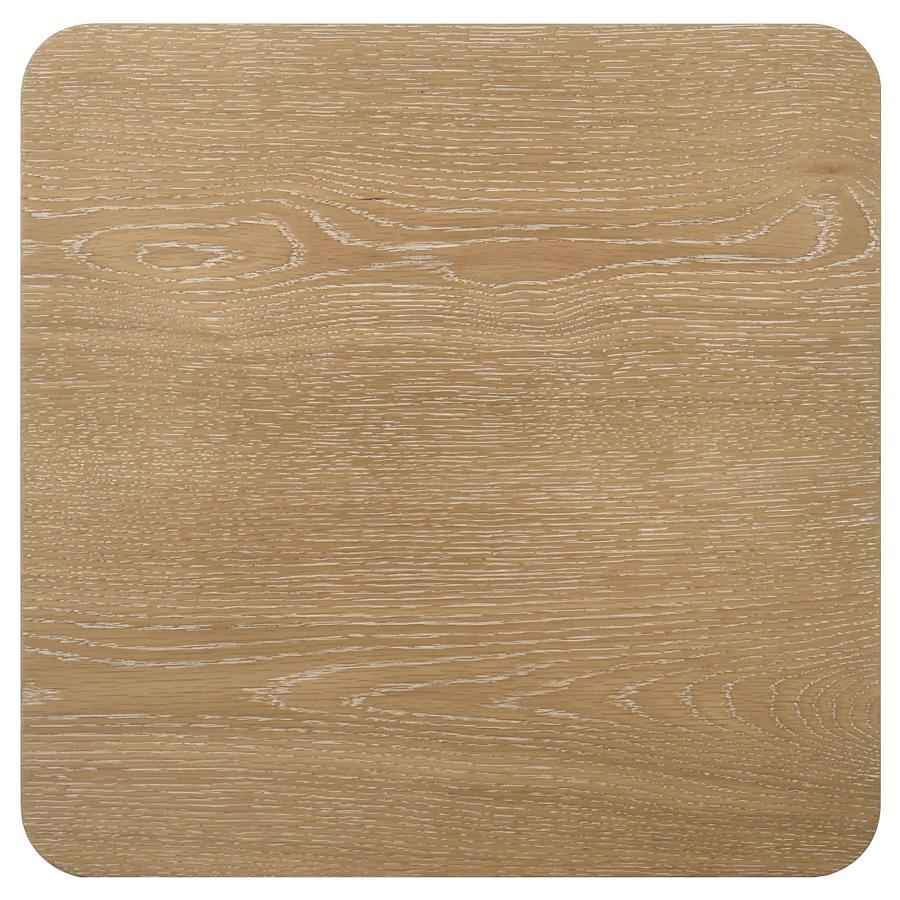 Castlewood Engineered Wood Accent Side End Table Light Oak