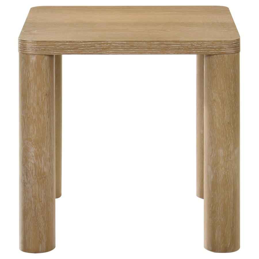 Castlewood 3-piece Cocktail Coffee Table Set Light Oak