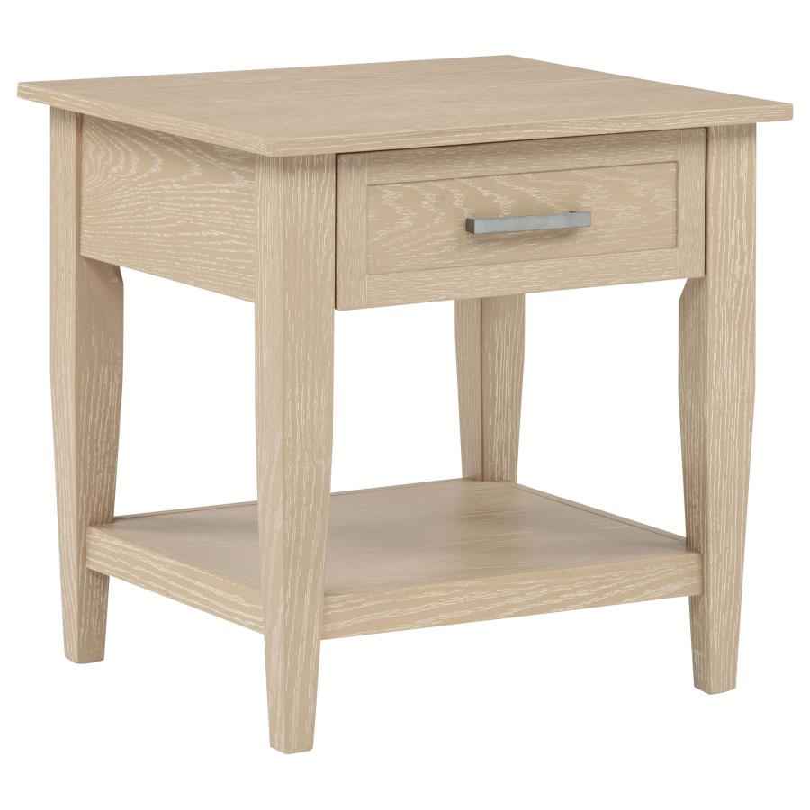 Lindenton 2-piece Wood Lift-Top Coffee and End Table Set Blonde
