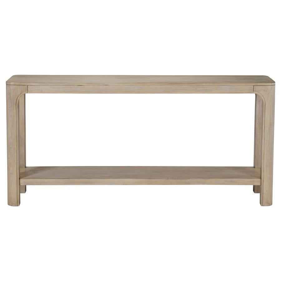Solano 64-inch Entryway Console Sofa Table Weathered Mango - Home & Sleep Outlet