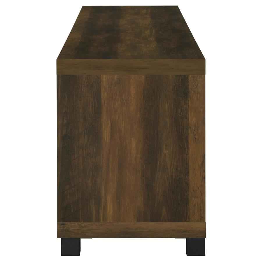 Sachin 4-door Engineered Wood 79-inch TV Stand Dark Pine