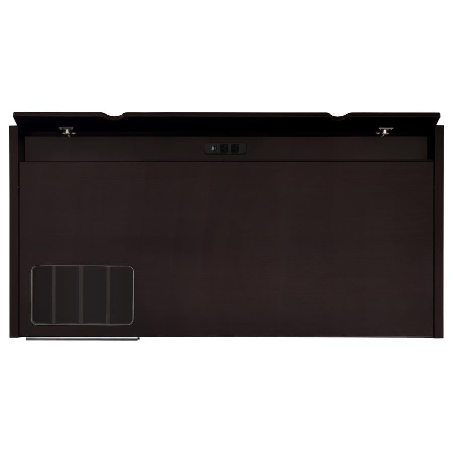 Halston 60-inch 3-drawer Office Computer Desk Cappuccino