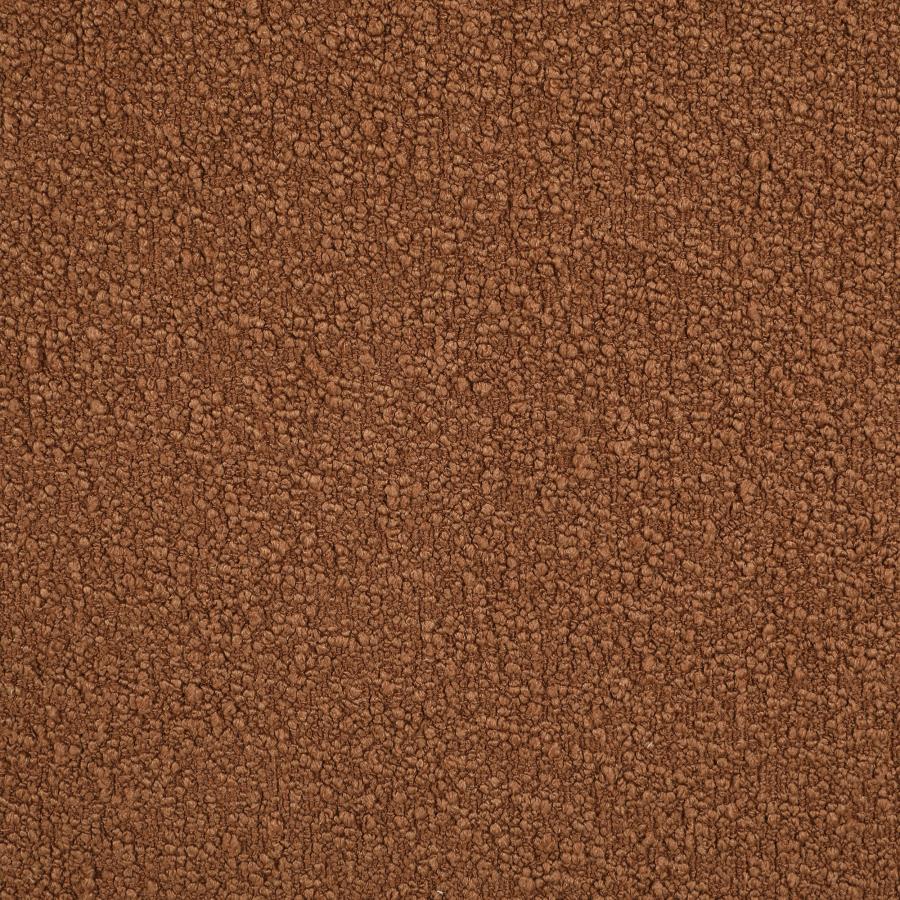 Debbie Upholstered Swivel Accent Chair Burnt Orange
