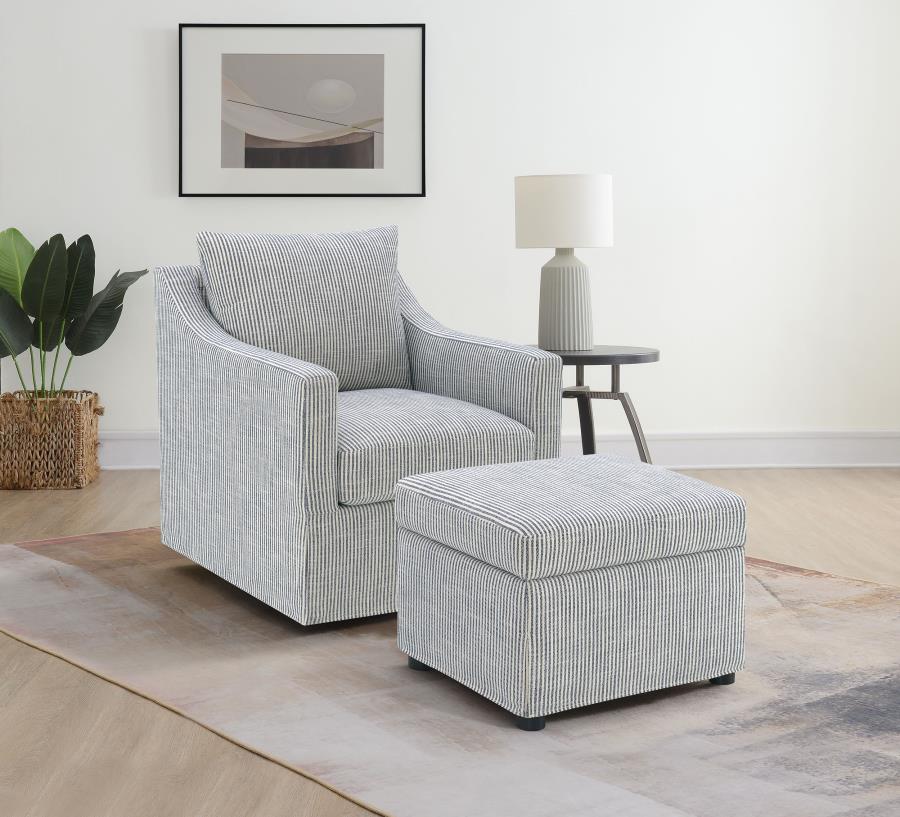 Winter Upholstered Hydraulic Lift Top Storage Ottoman Grey - Home & Sleep Outlet
