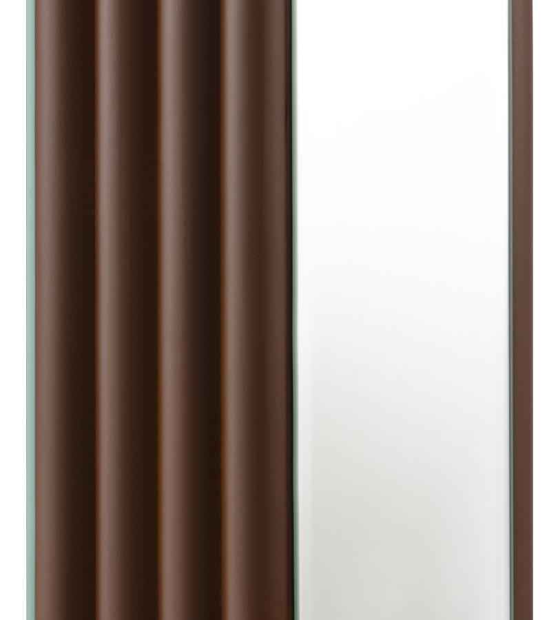 Elena 67-inch Square Tapered Mirrored Floor Lamp Brown