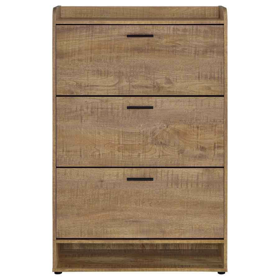 Denia 3-tier Engineered Wood Shoe Cabinet Mango