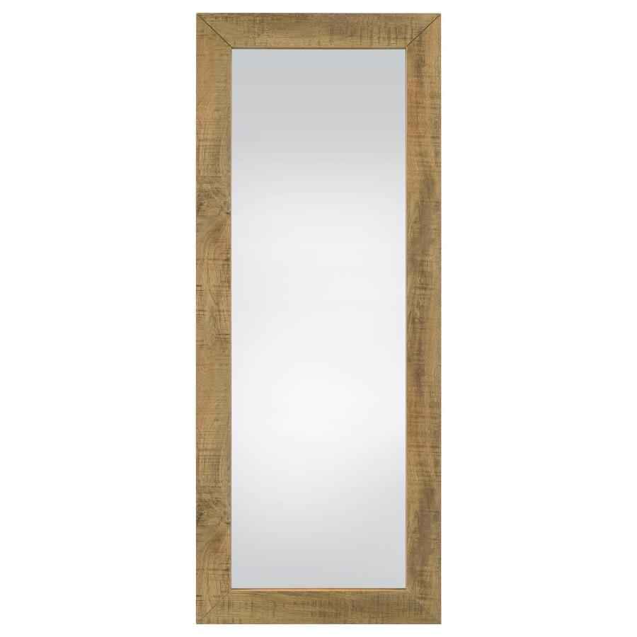 Cadence Tempered Glass Full Length Standing Mirror Mango