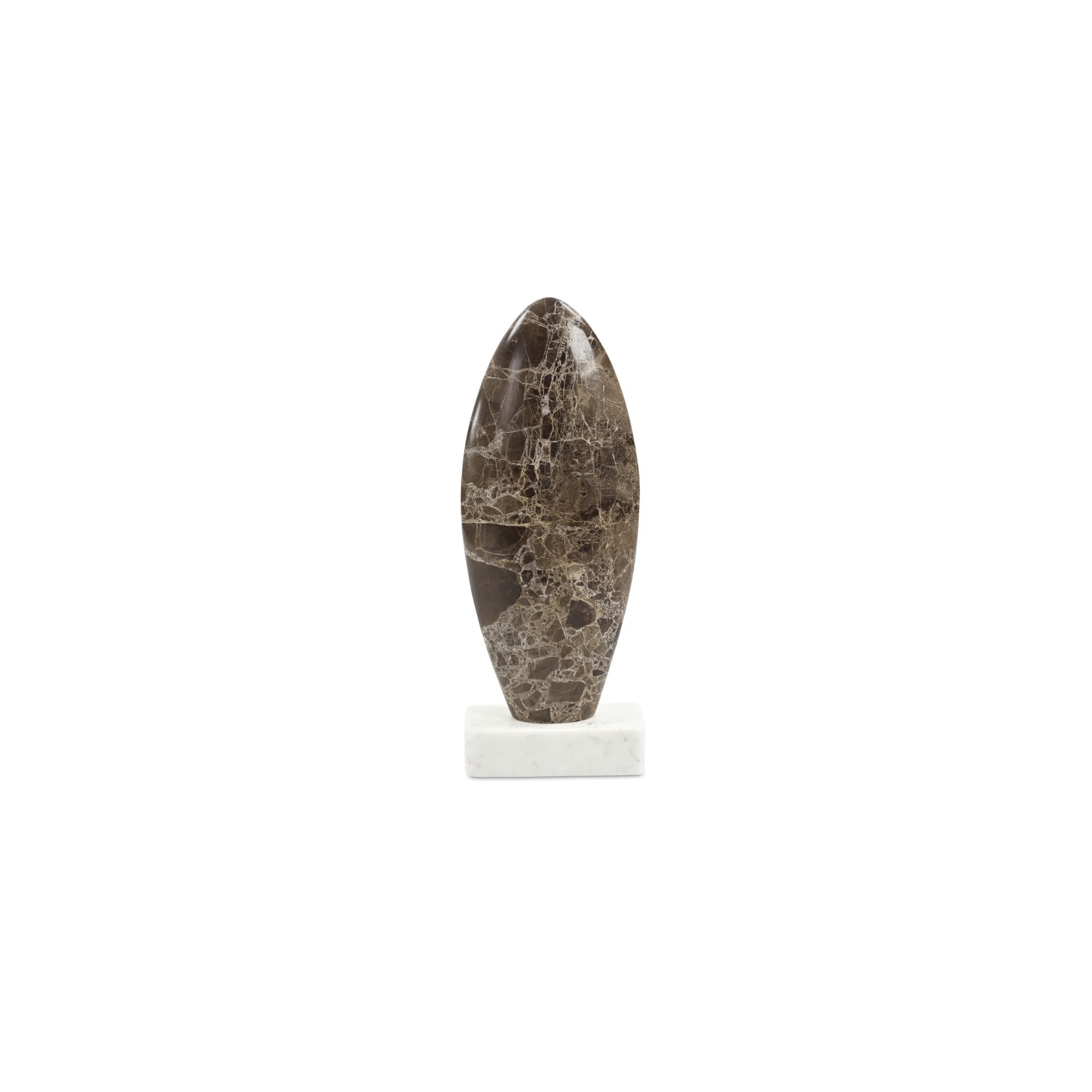 Boda Sculpture Dark Emperador Marble