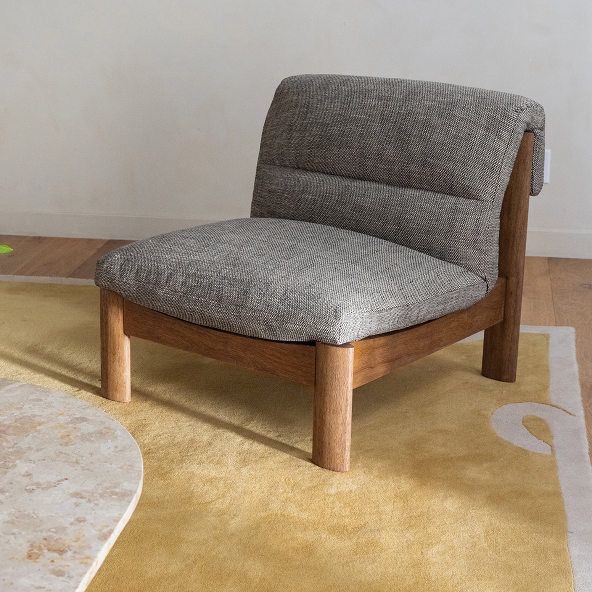 Pierce Accent Chair Flecked Black