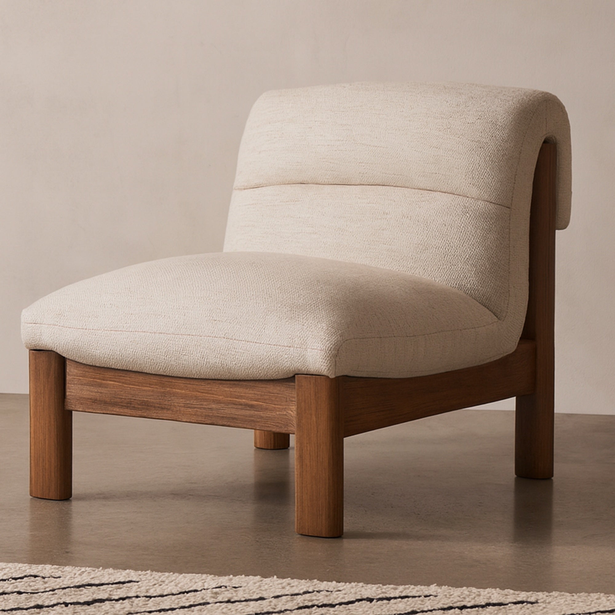 Pierce Accent Chair Flecked Beige