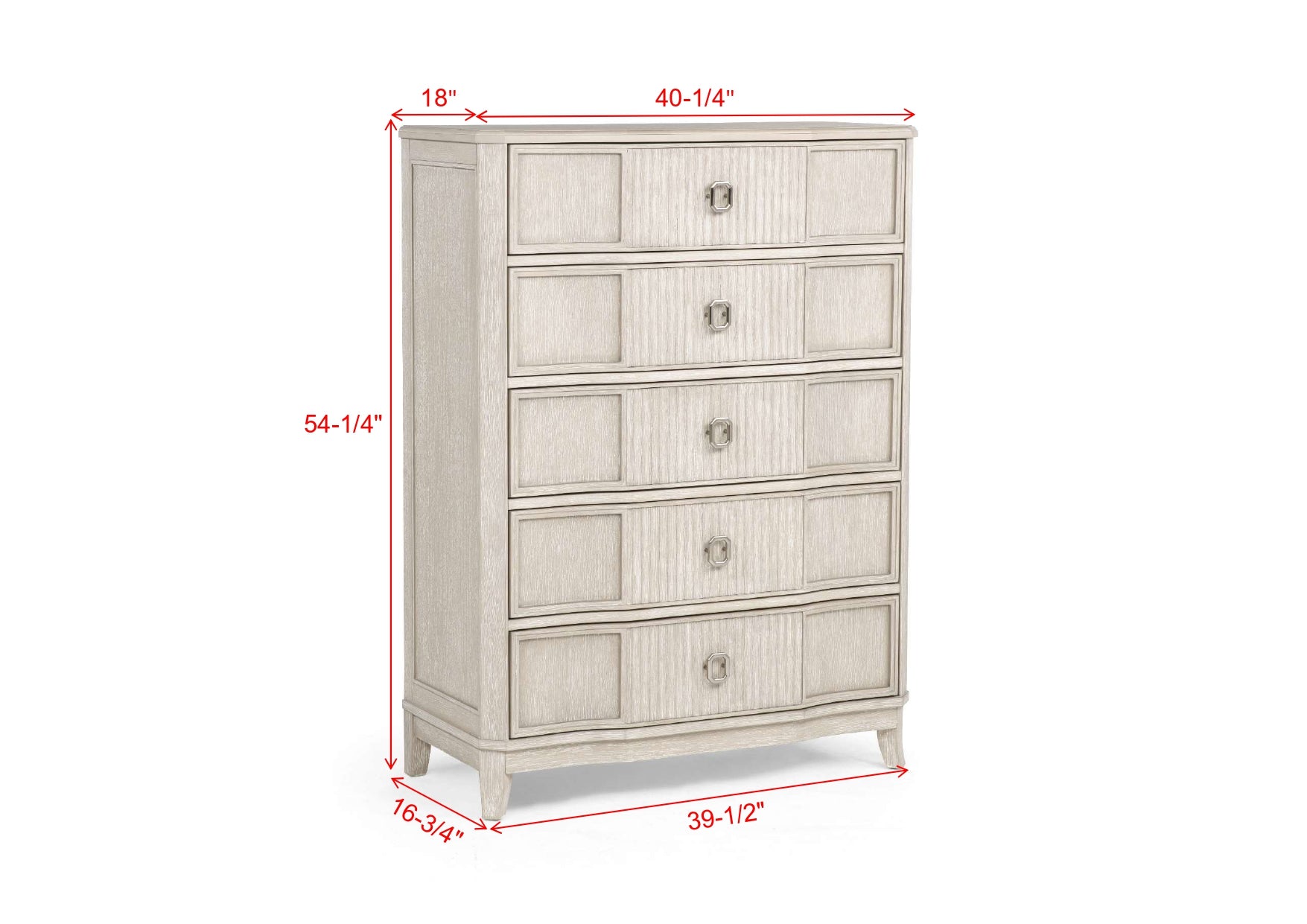 NAPOLI B1140Q-5P (7-Piece Bedroom Set)