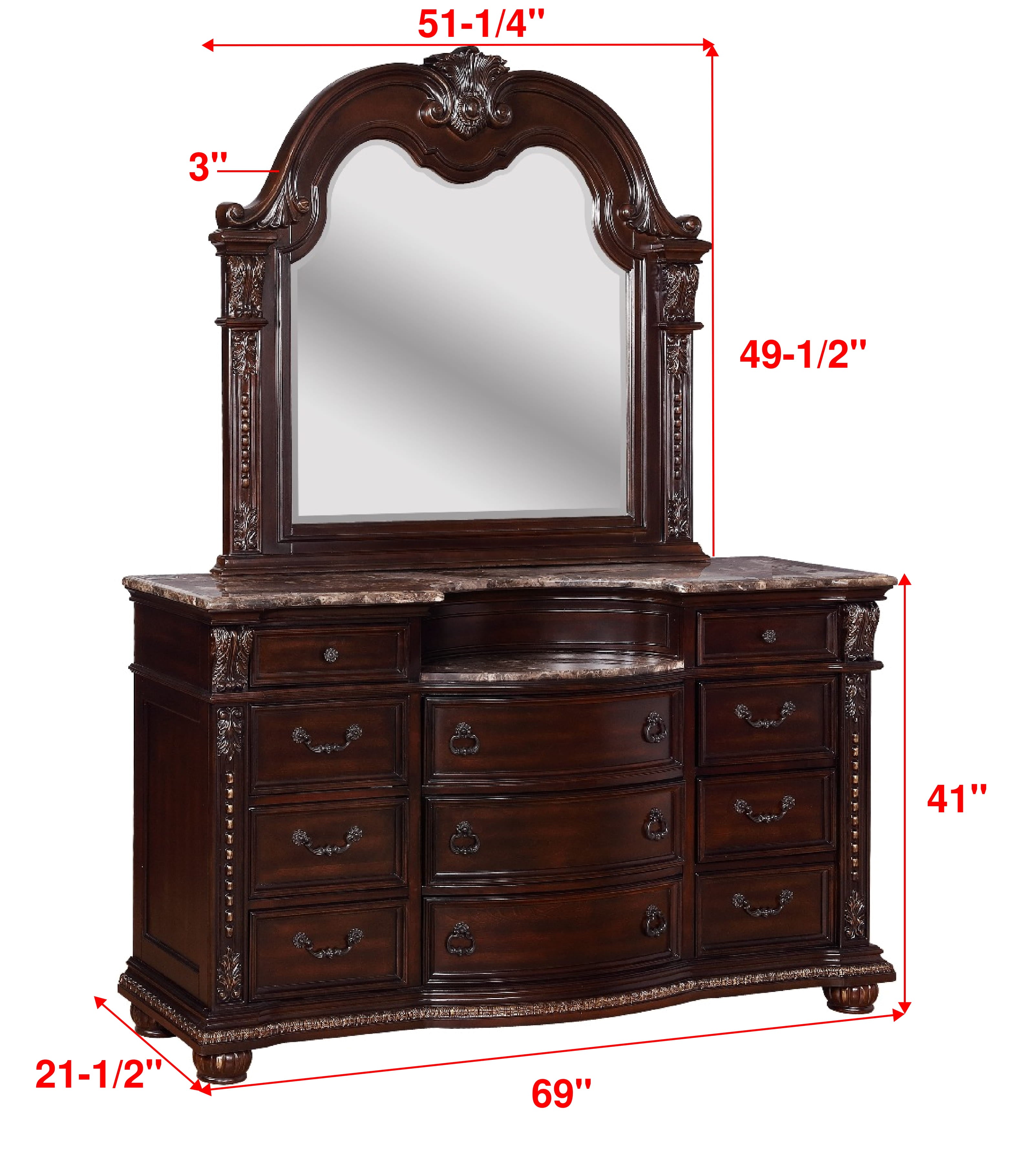 STANLEY B1600B-Q-4P (7-Piece Bedroom Set)