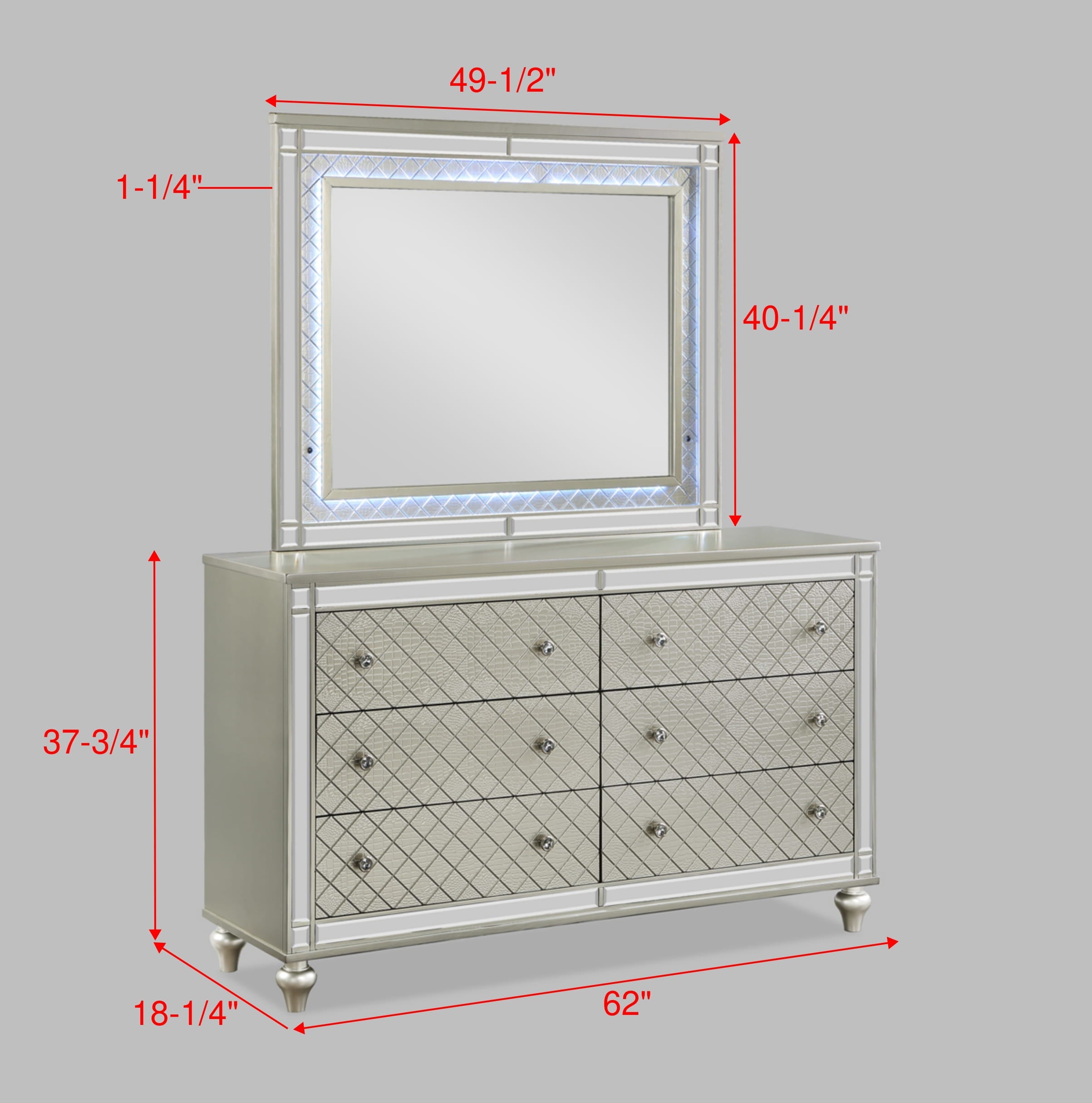 CRISTIAN B1680-DM (2-Piece Bedroom Set)
