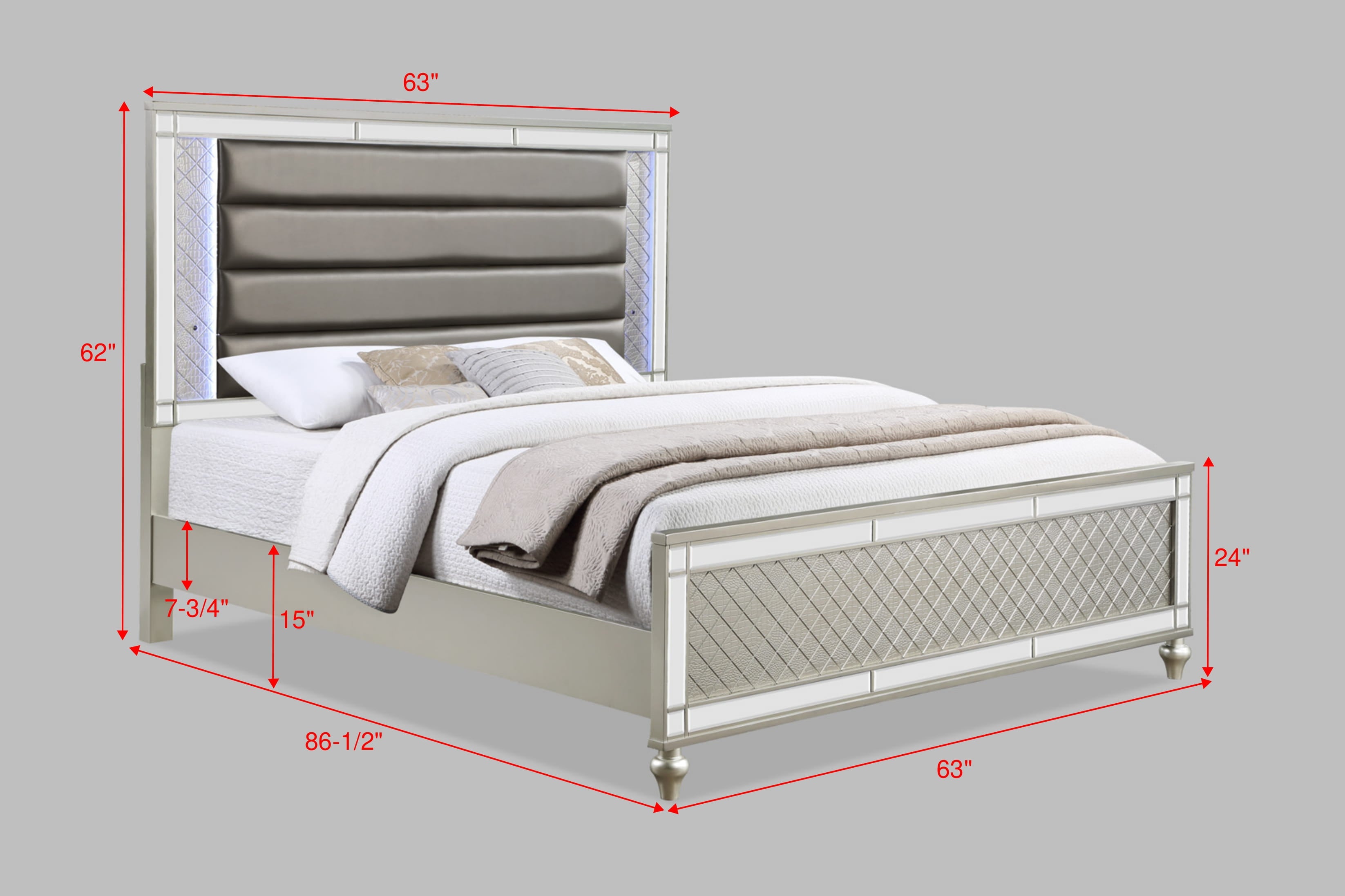 CRISTIAN B1680K-4P (6-Piece Bedroom Set)