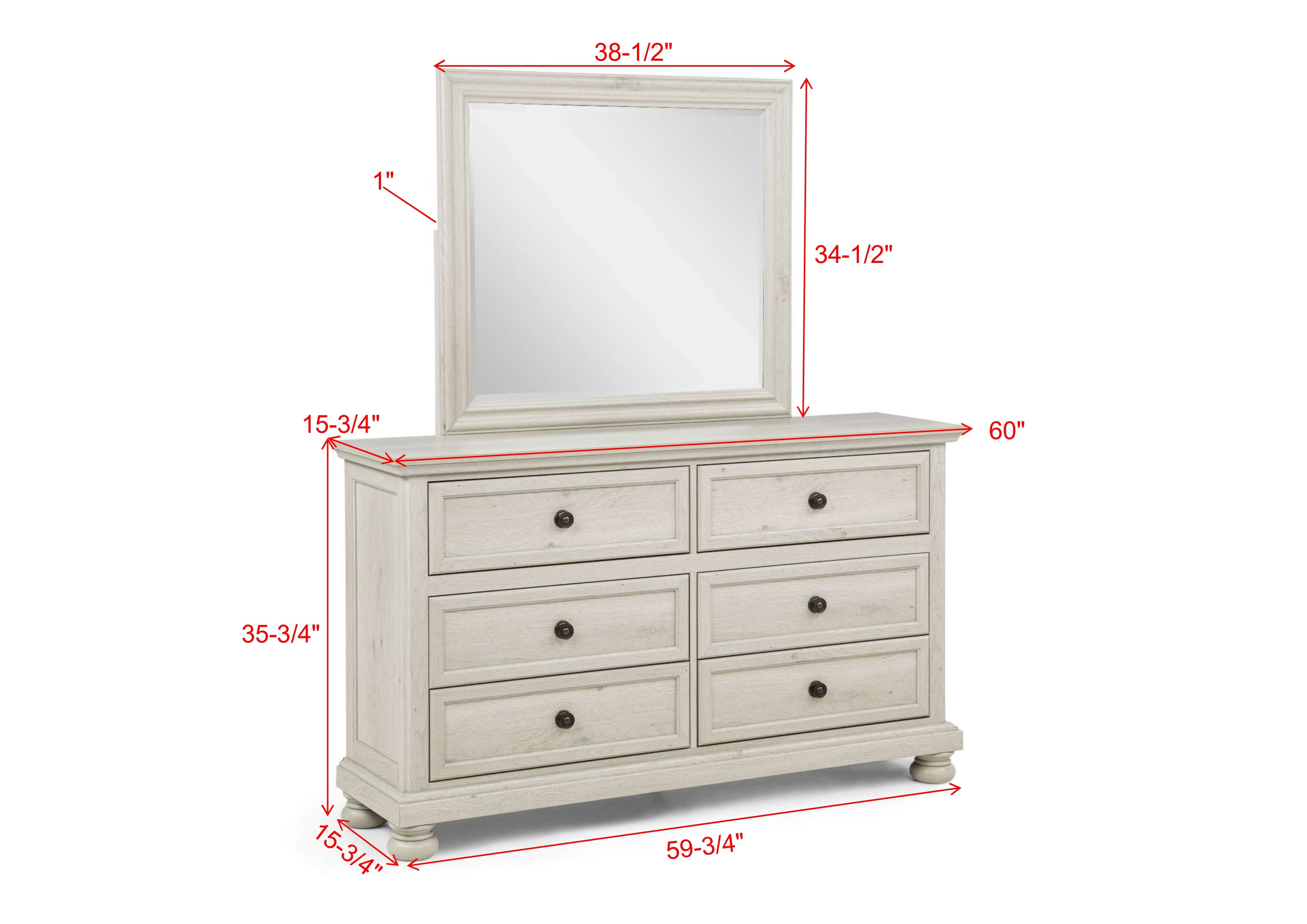 CLARIBELLE B1820-DM (2-Piece Bedroom Set)