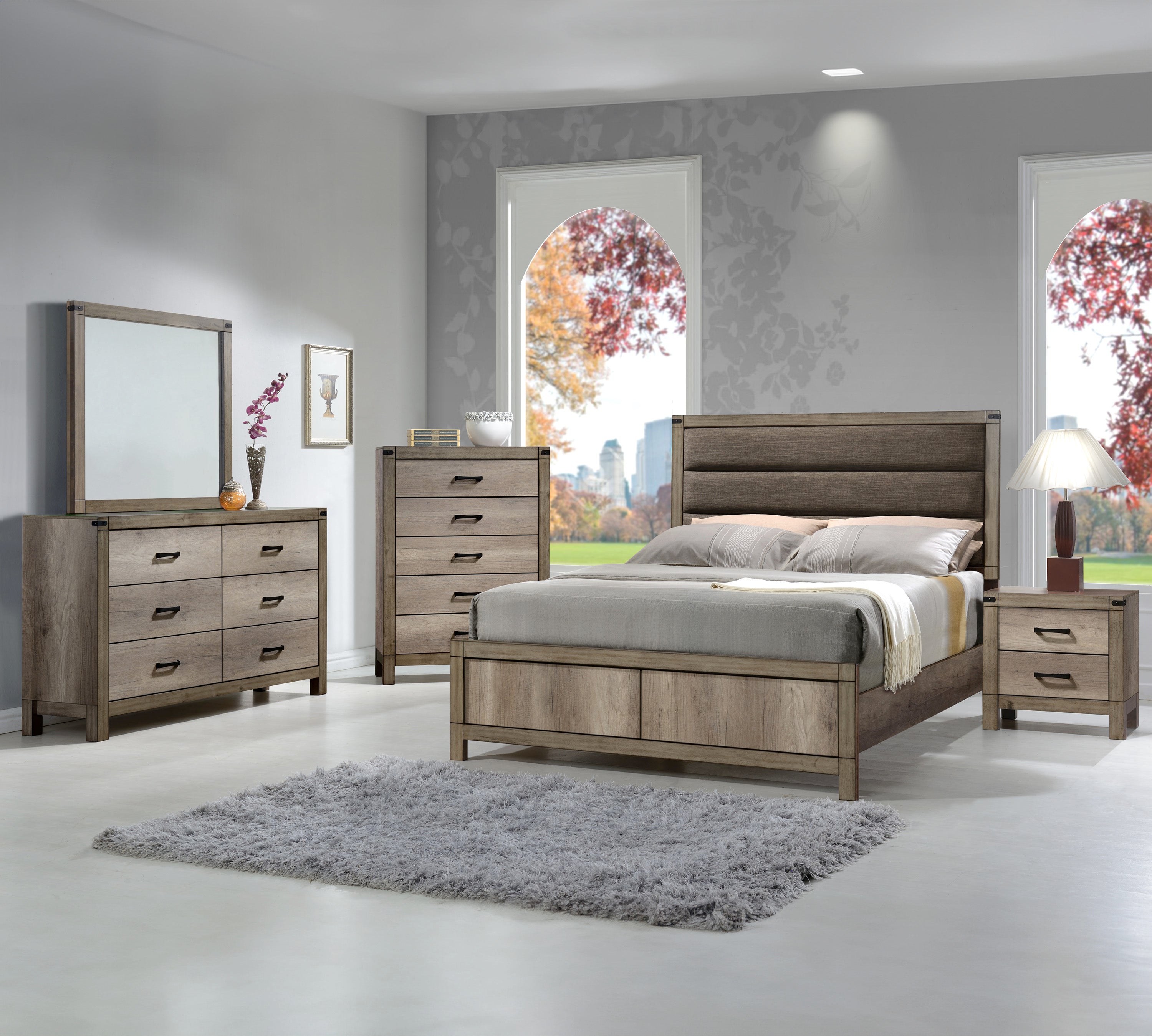 MATTEO B3202F (2-Piece Bedroom Set)