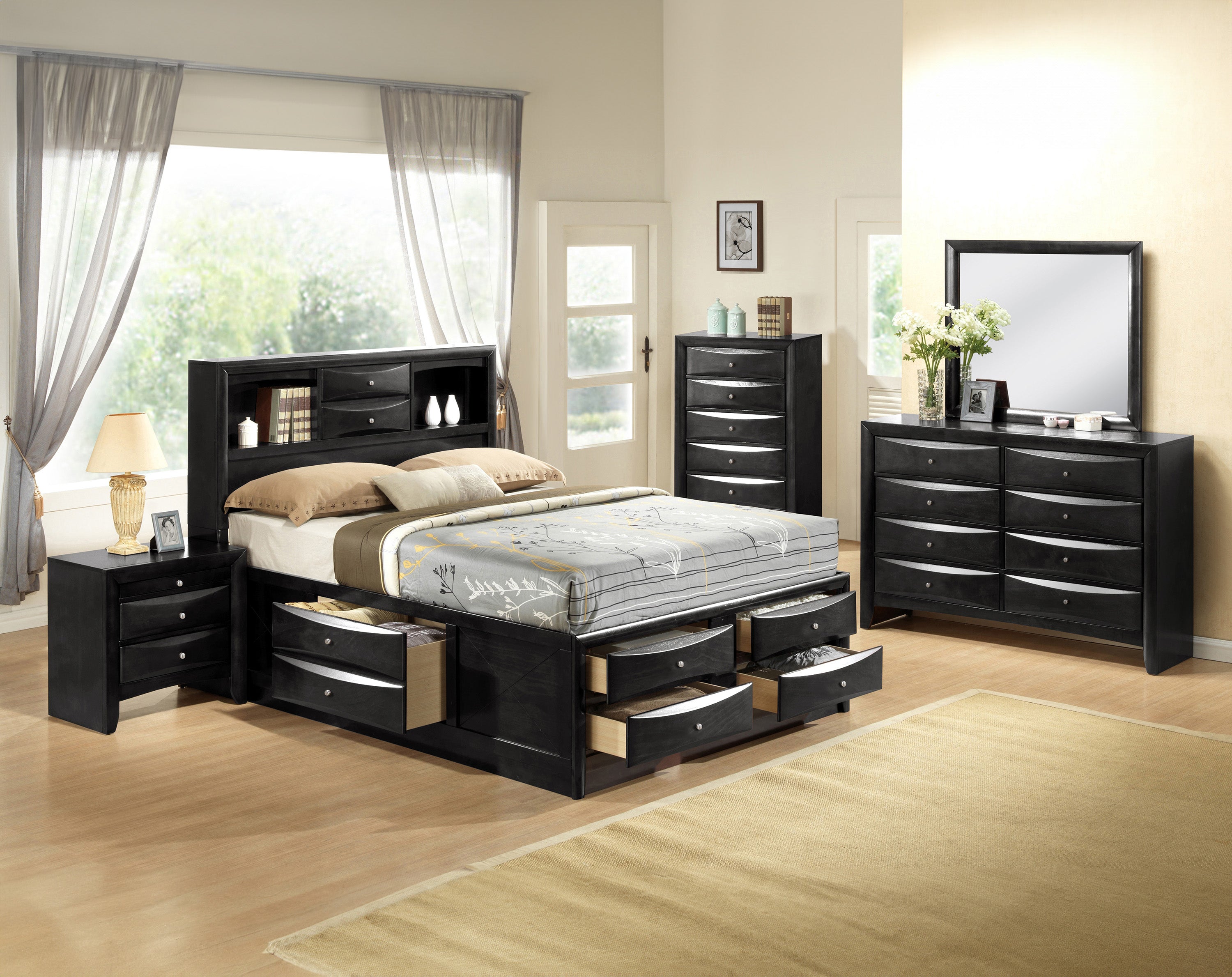 EMILY B4285K (4-Piece Bedroom Set)