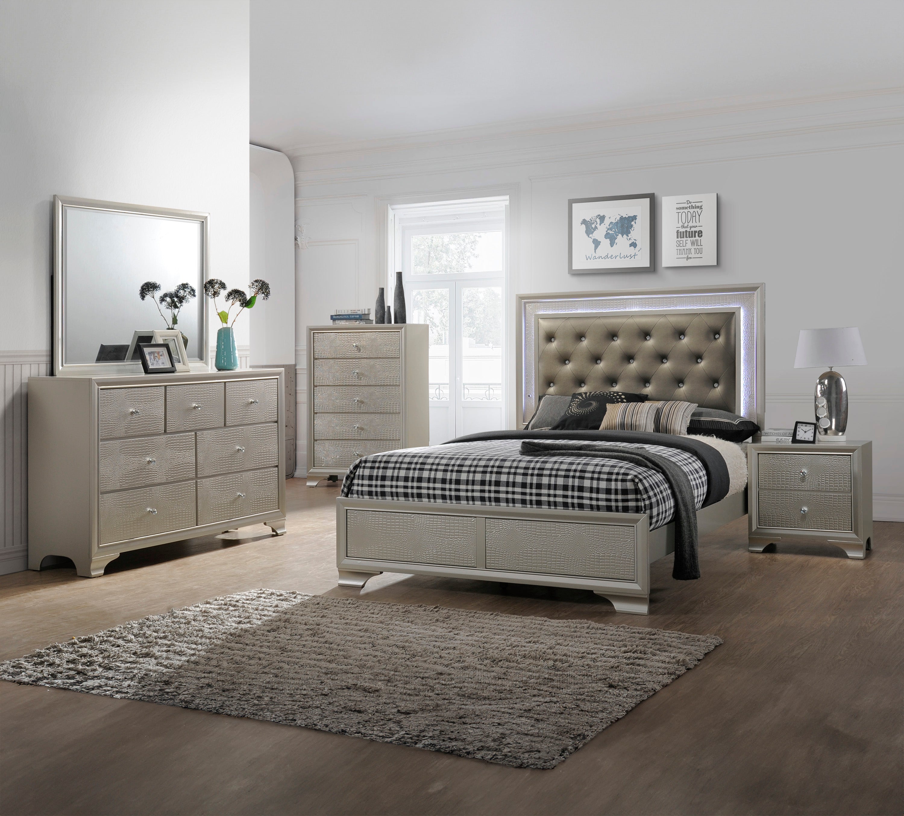 LYSSA B4300-DM (2-Piece Bedroom Set)