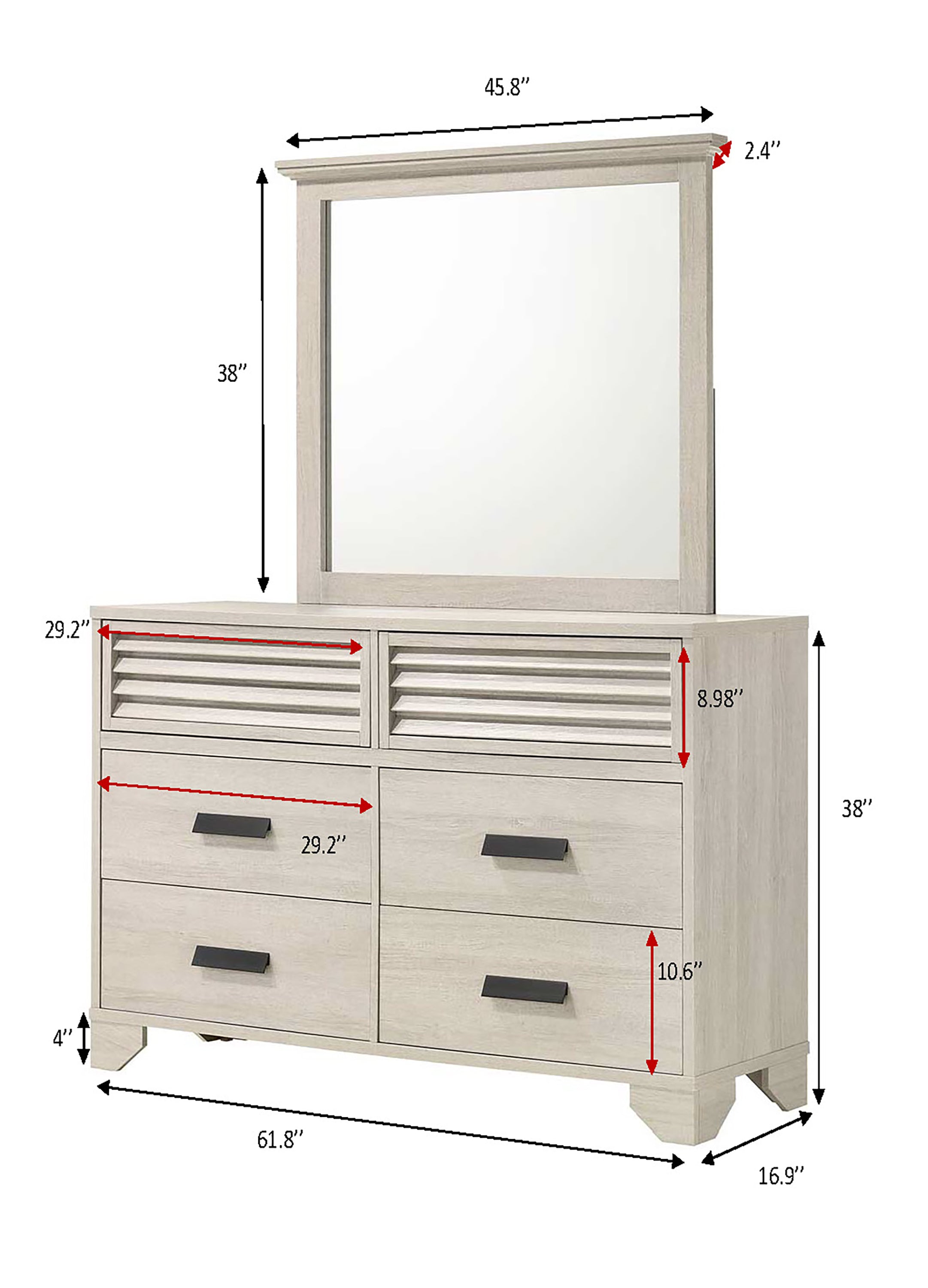 SARTER B4740-DM (2-Piece Bedroom Set)