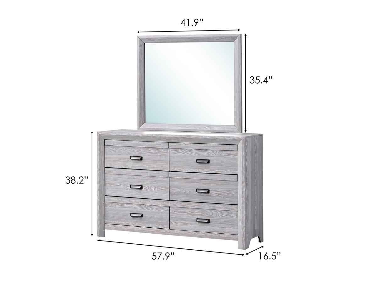 ADELAIDE B6710K-5P (6-Piece Bedroom Set)
