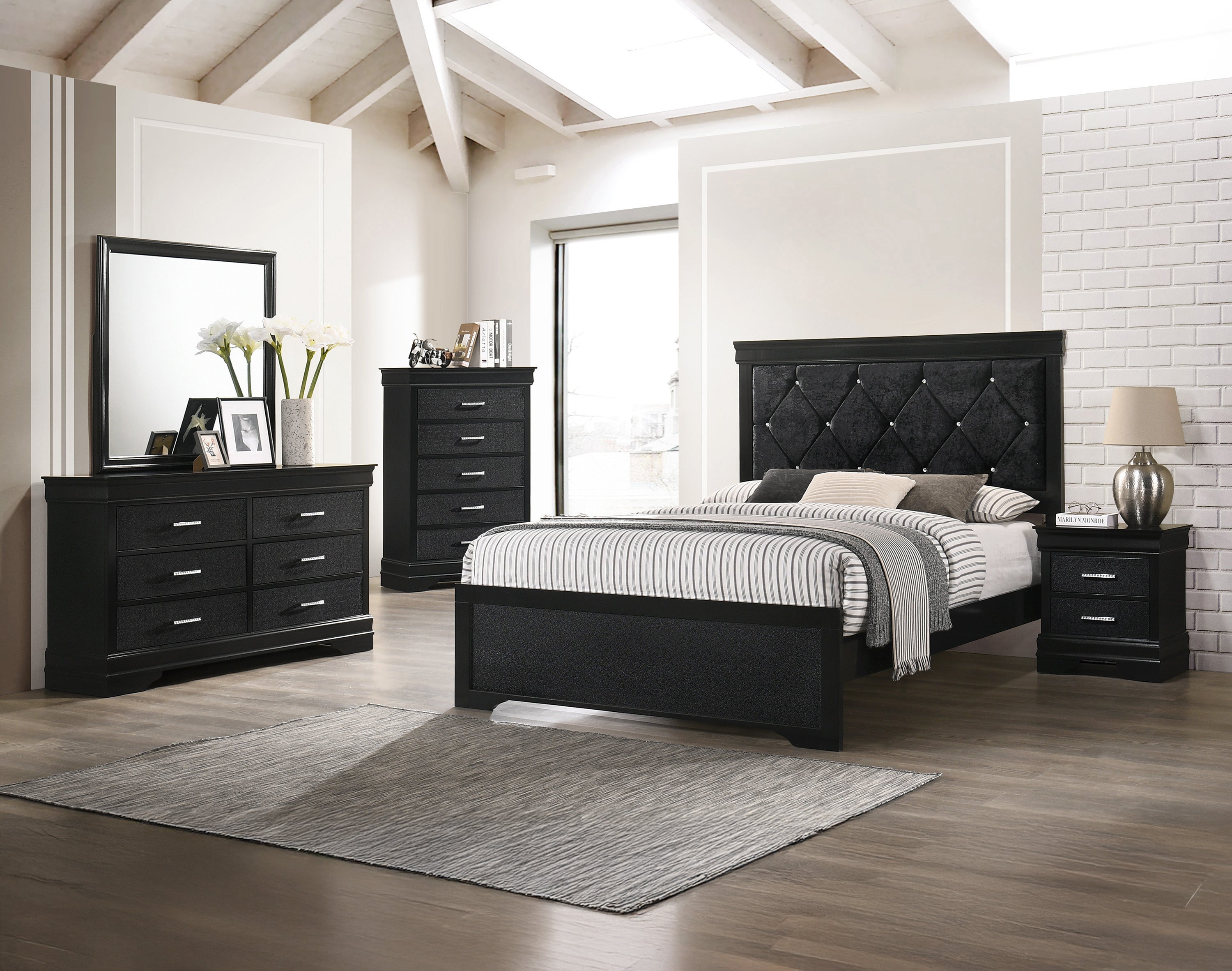 AMALIA B6918T-4P (5-Piece Bedroom Set)