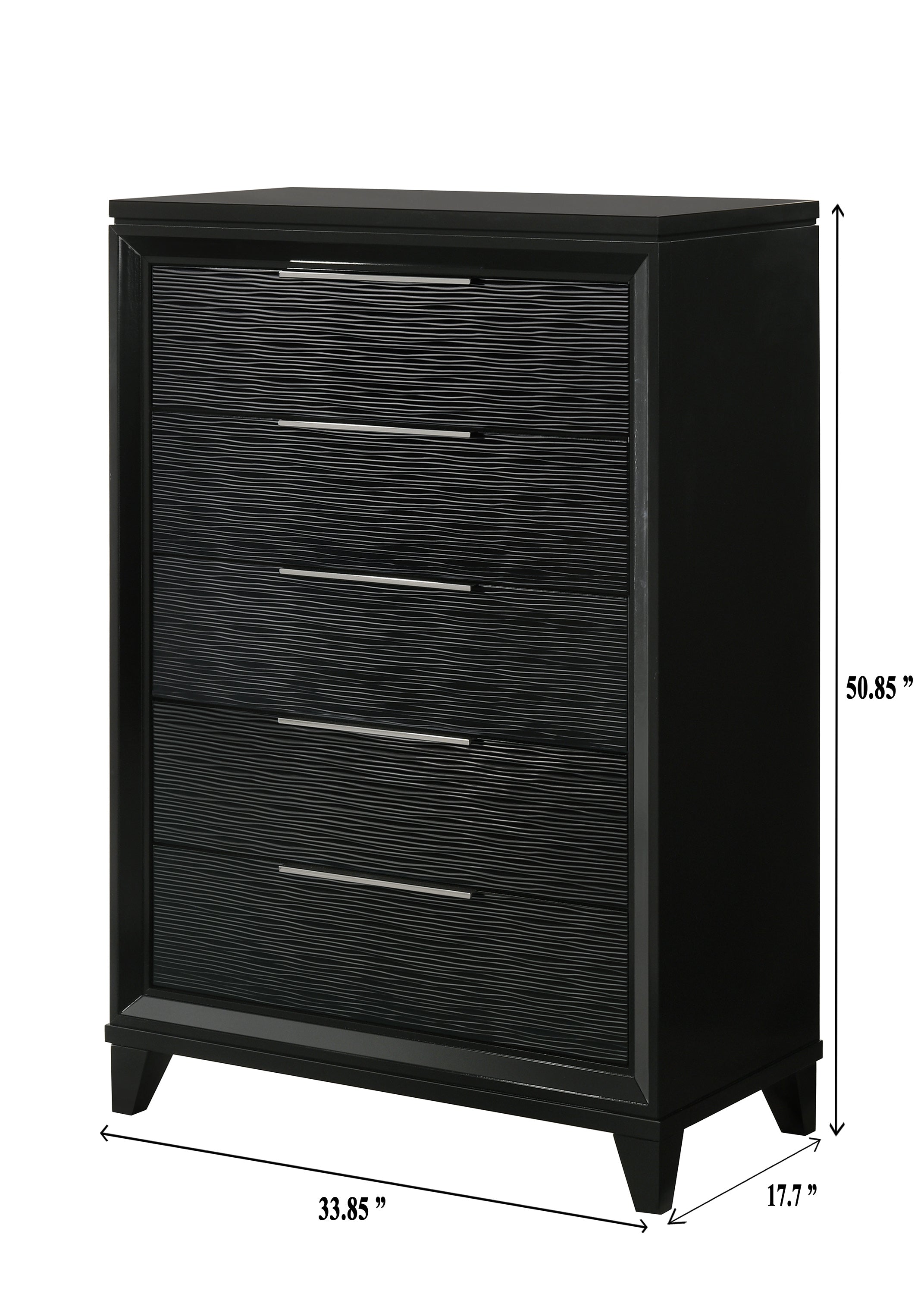 CRESSIDA B7350Q-5P (7-Piece Bedroom Set)