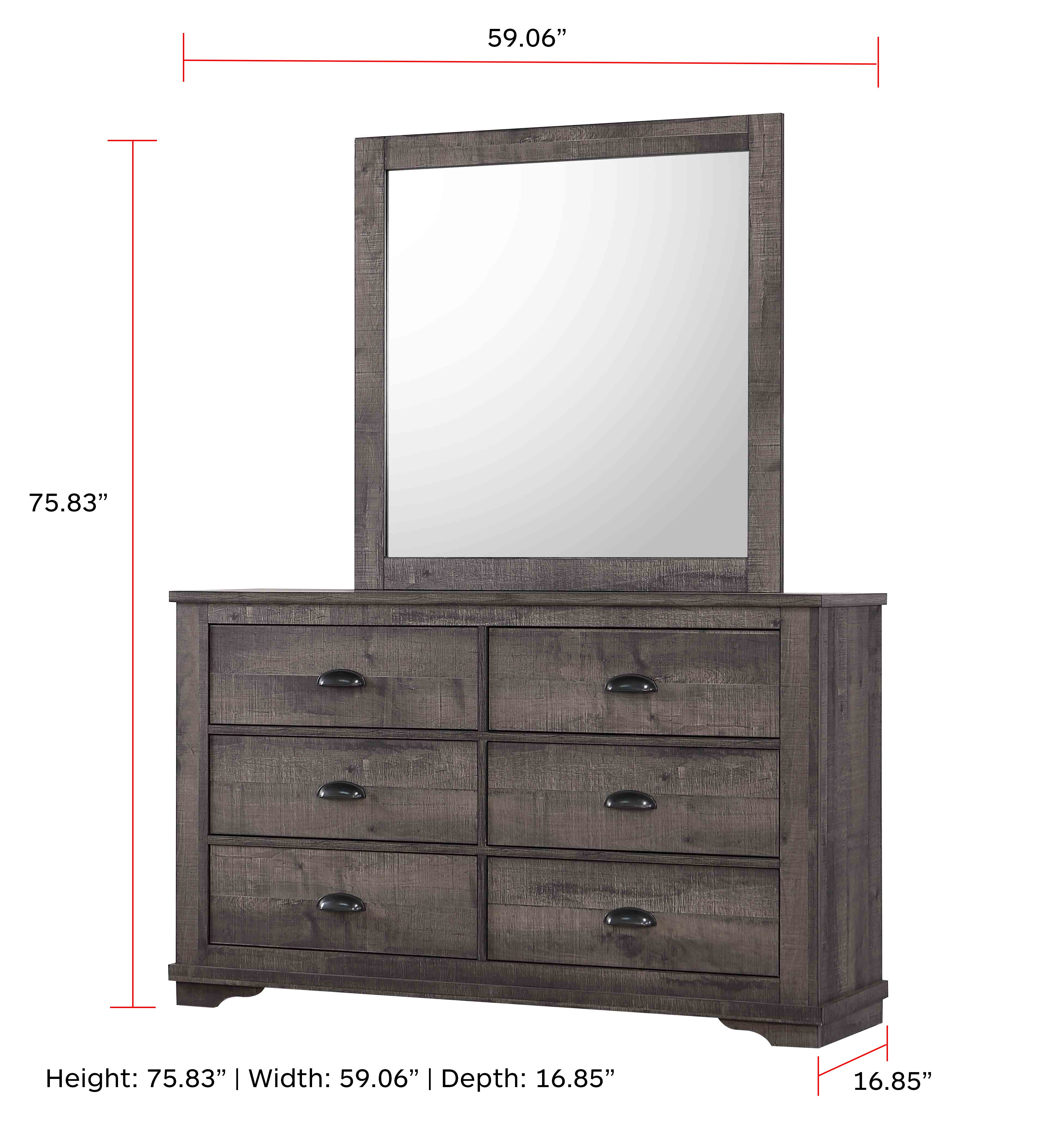 CORALEE B8100Q-5P (7-Piece Bedroom Set)