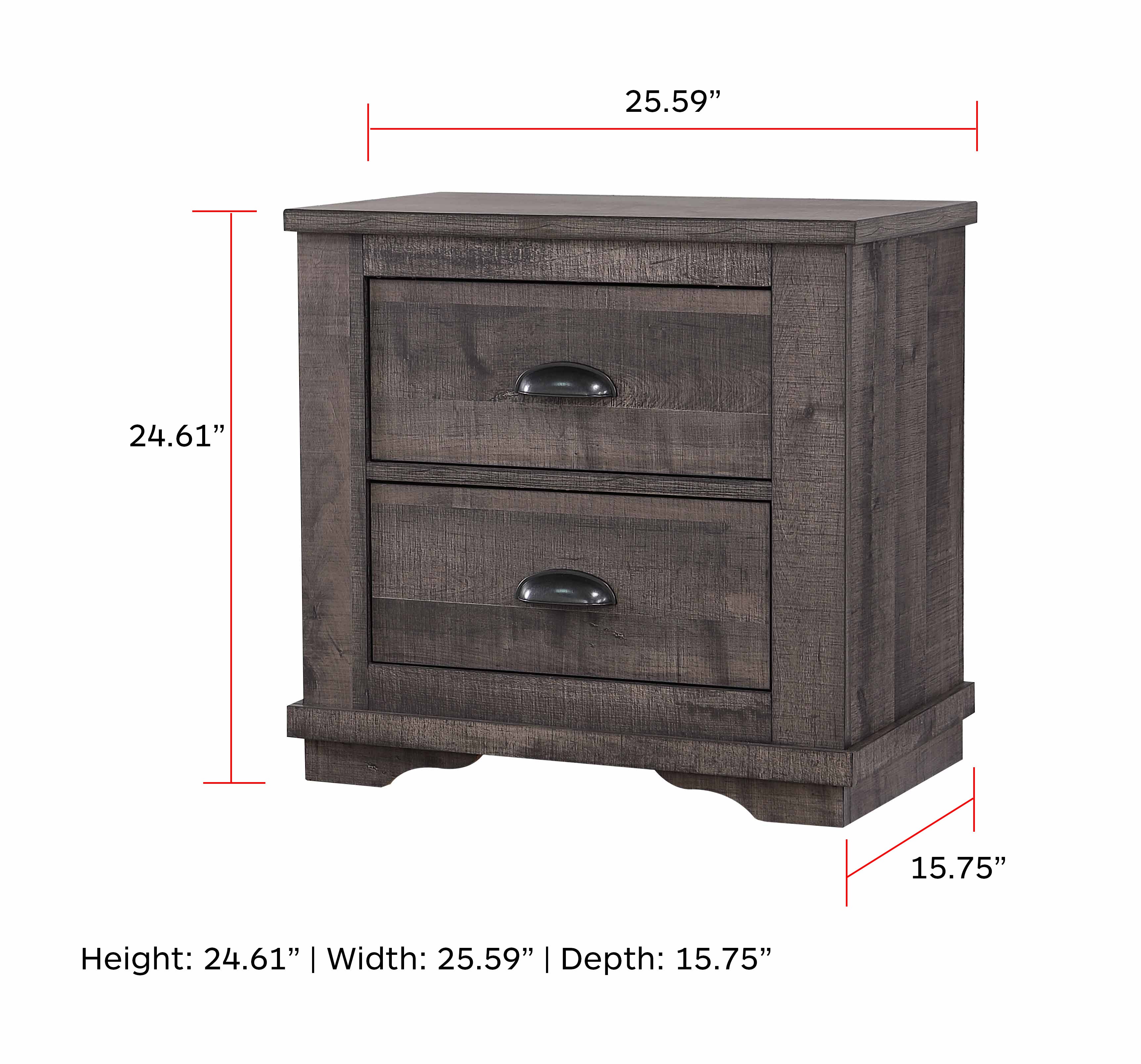 CORALEE B8100K-5P (7-Piece Bedroom Set)