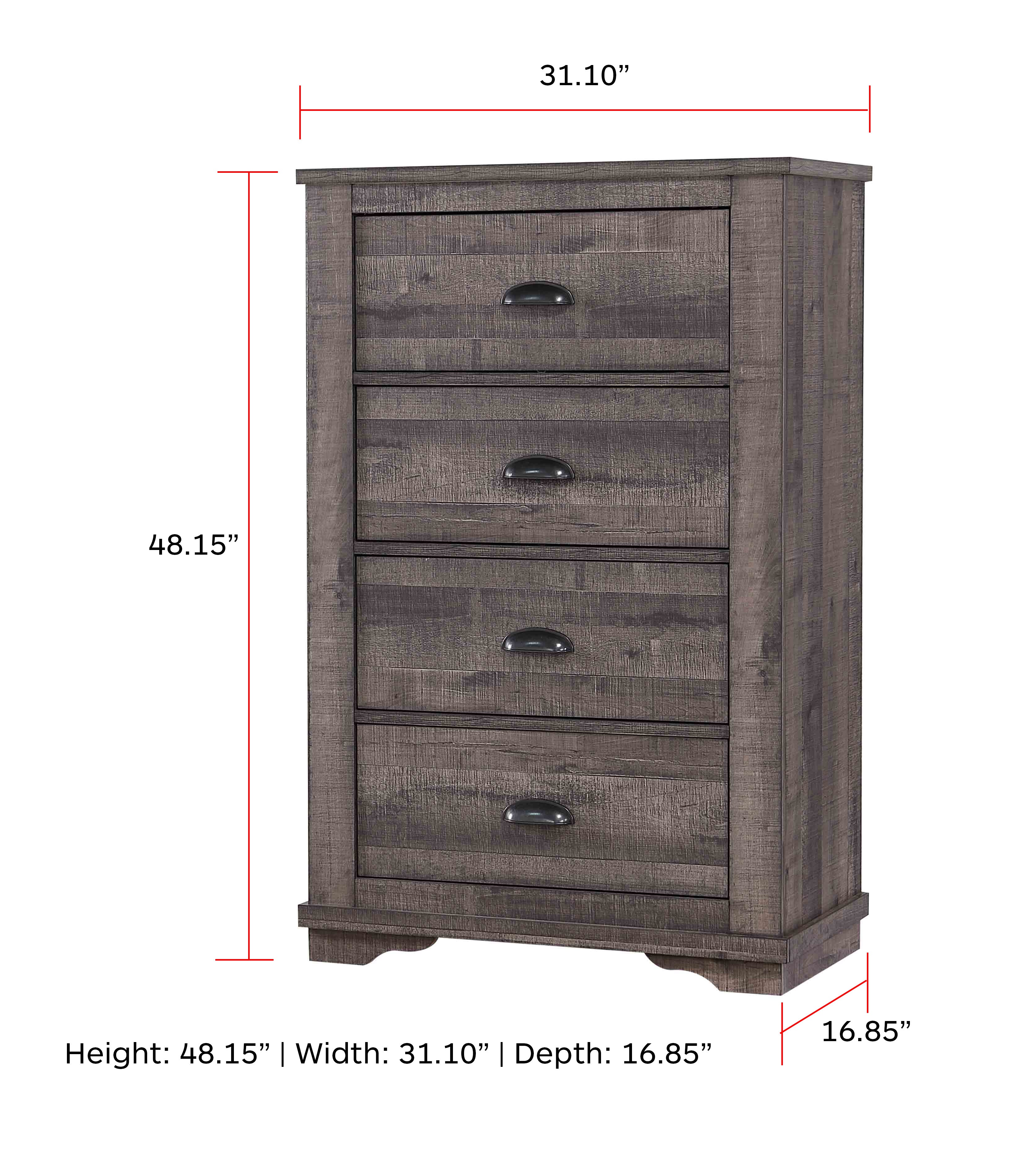CORALEE B8100K-5P (7-Piece Bedroom Set)