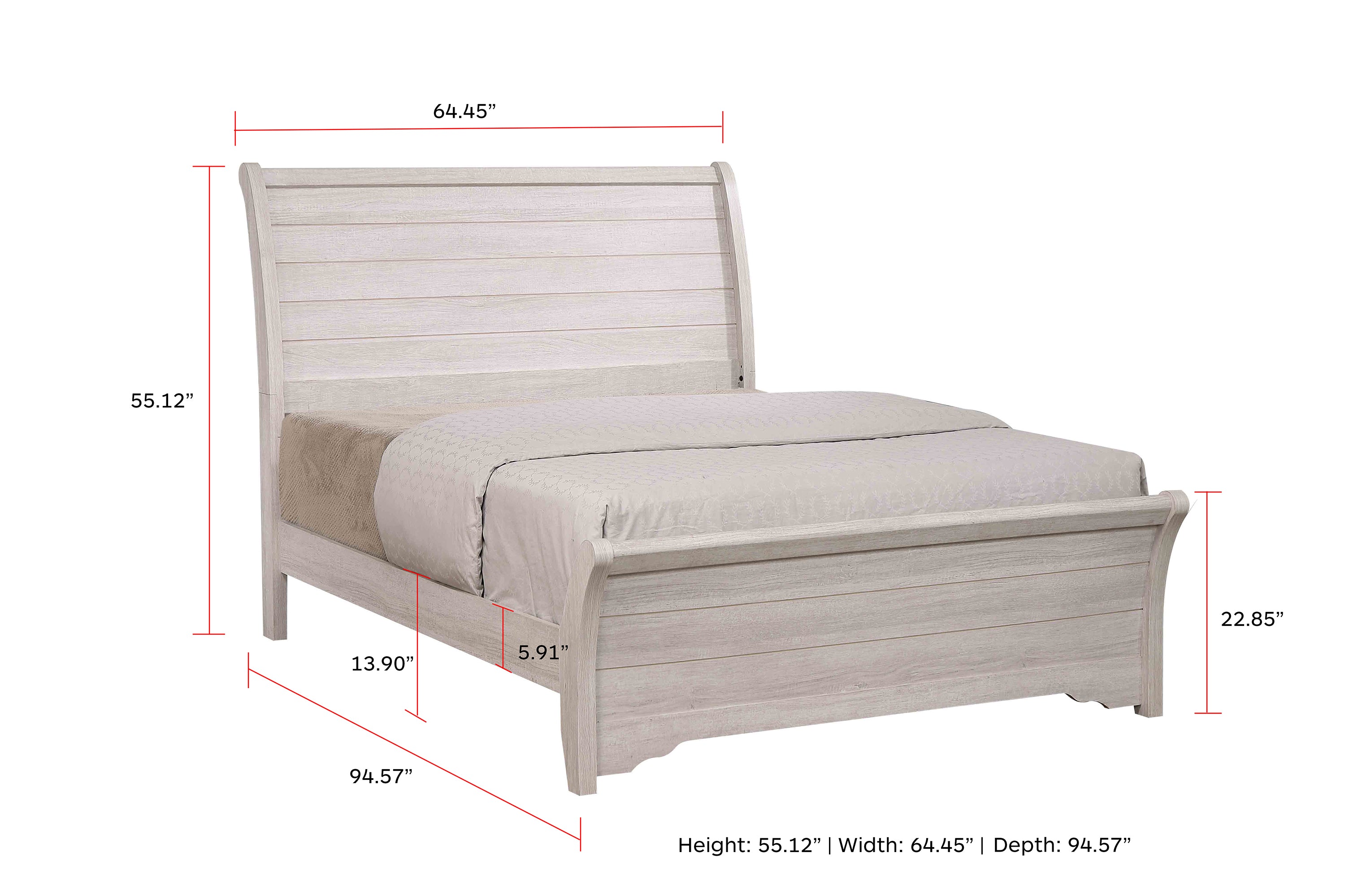 CORALEE B8130Q (3-Piece Bedroom Set)