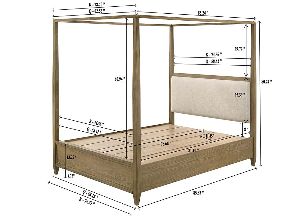 SIENNA SETB8250 (5-Piece Bedroom Set)