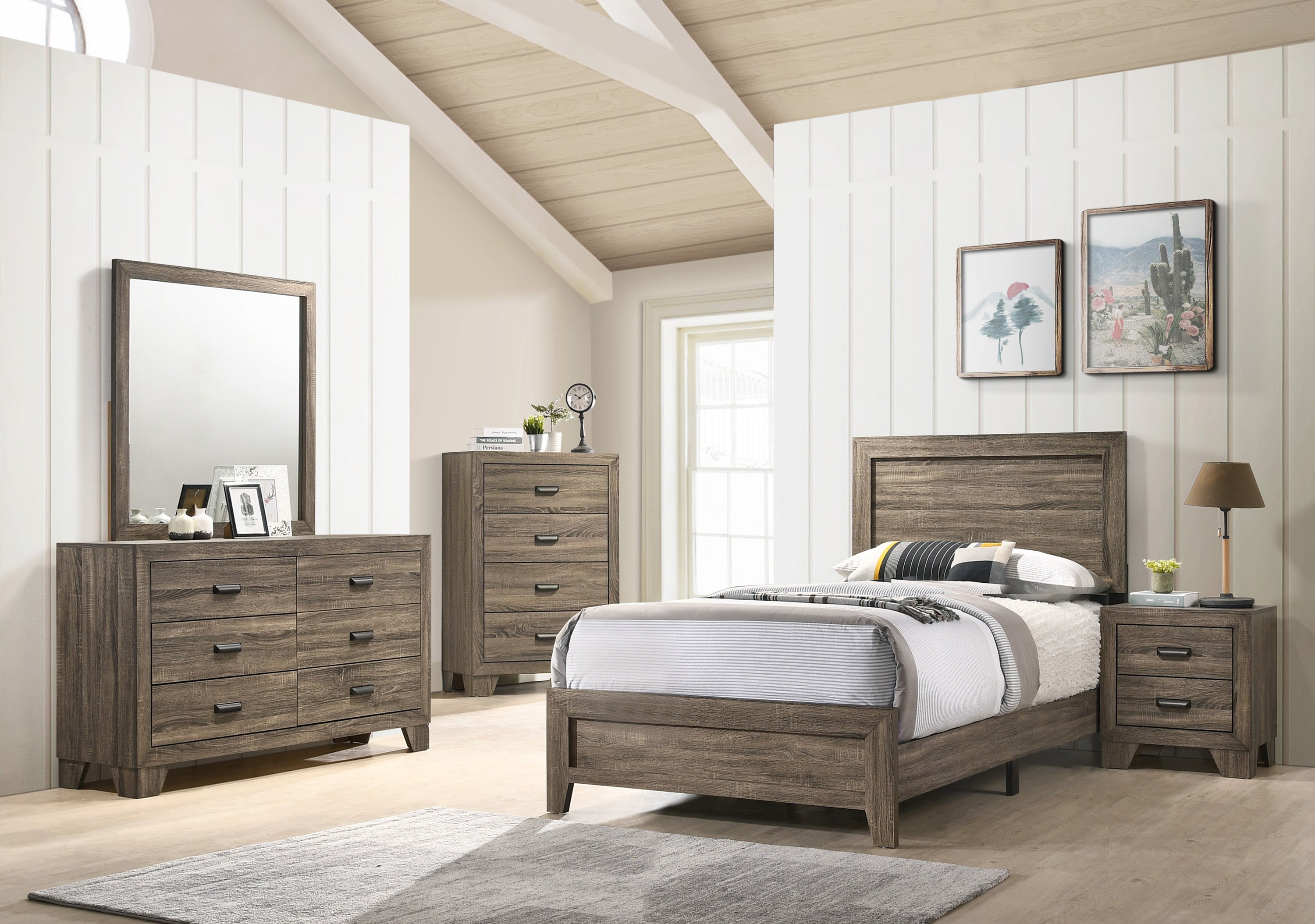 MILLIE SETB9200 (8-Piece Bedroom Set)