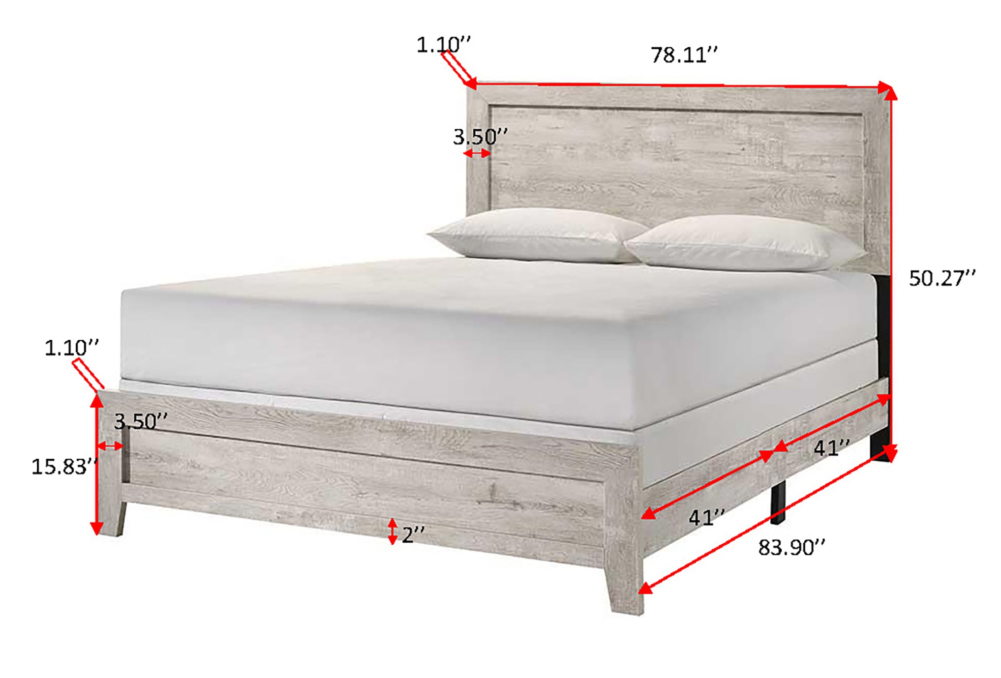 MILLIE B9220K-5P (5-Piece Bedroom Set)