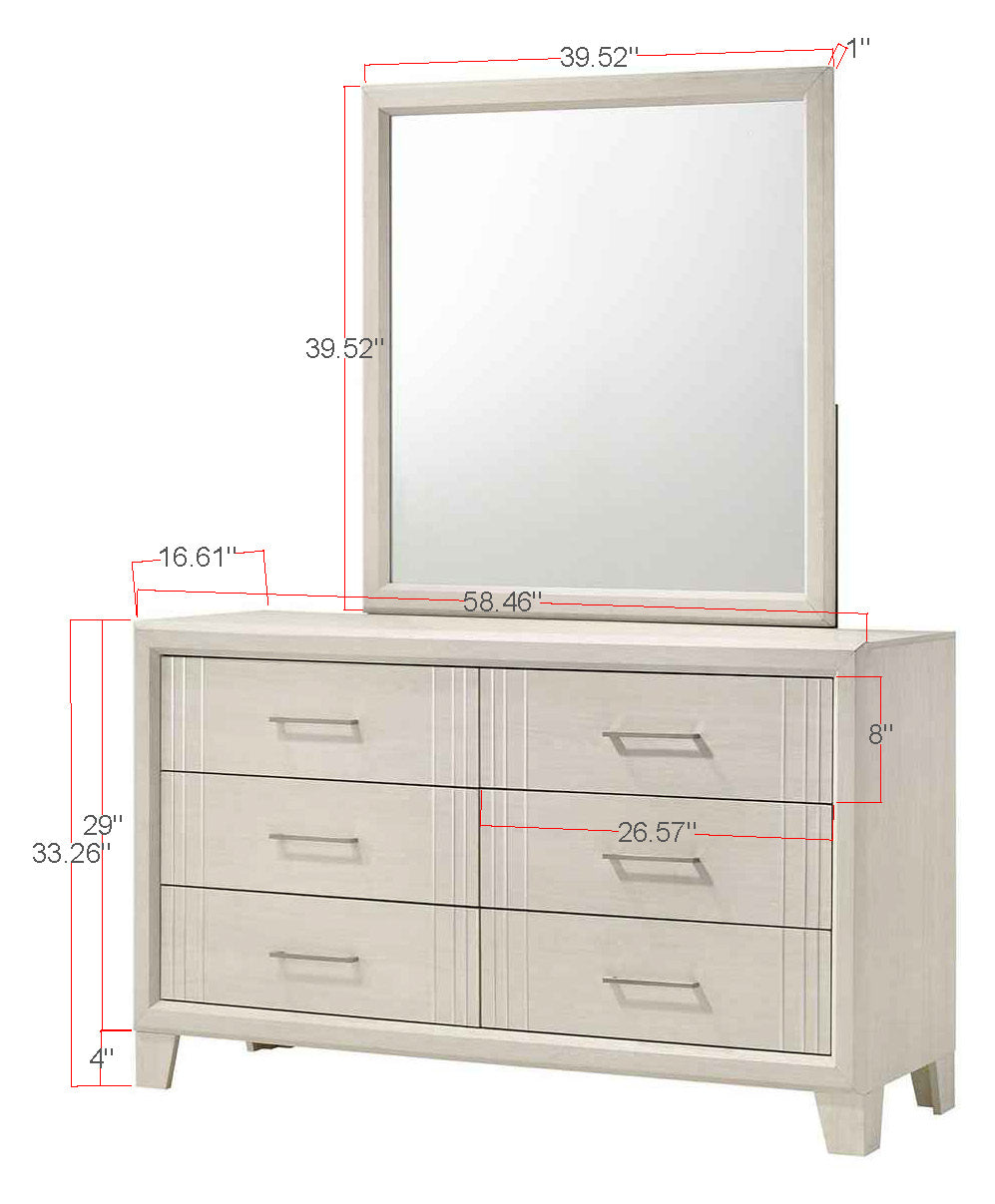 CHARLIE B9230Q-5P (6-Piece Bedroom Set)