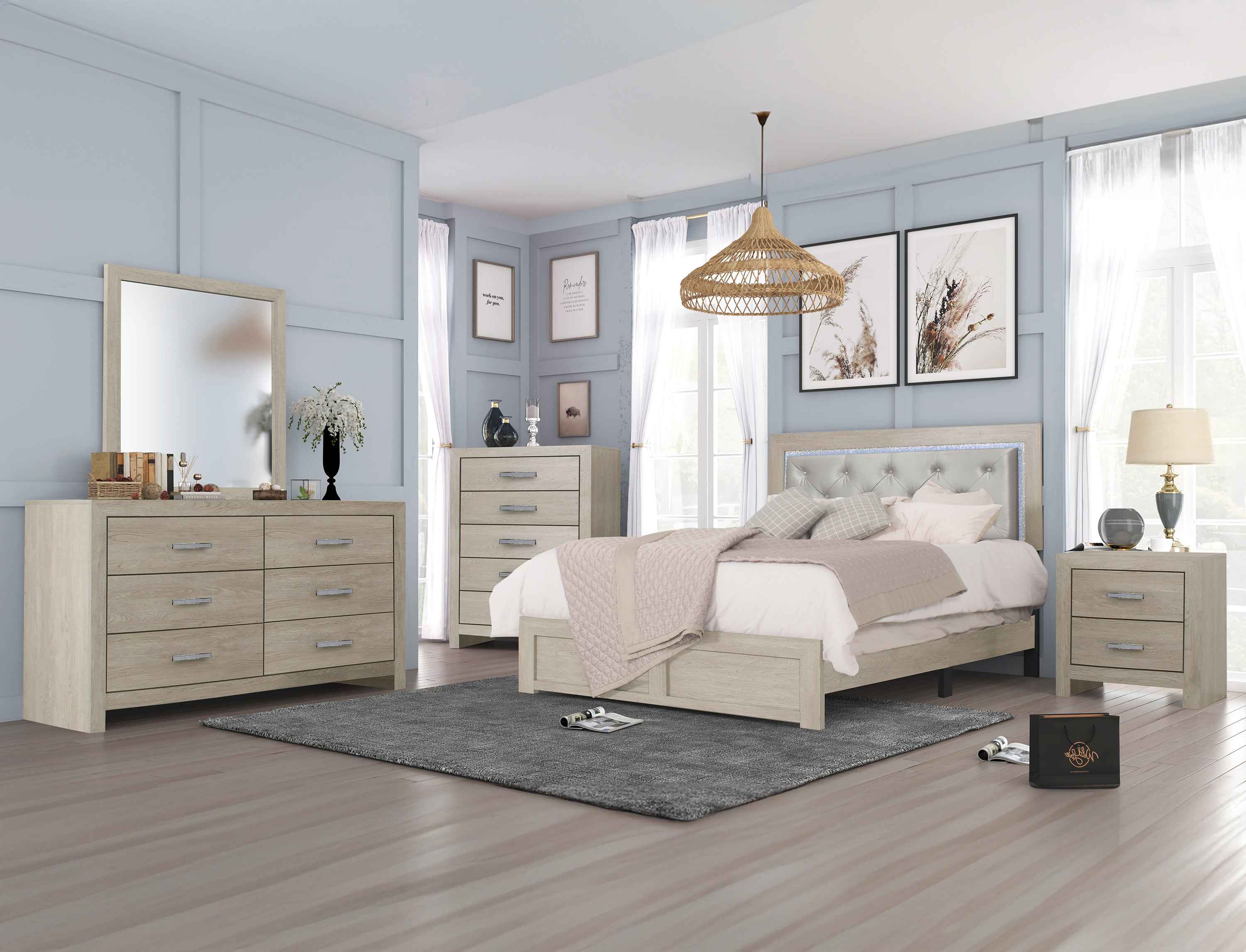 JAYLEN B9270K-4P (4-Piece Bedroom Set)