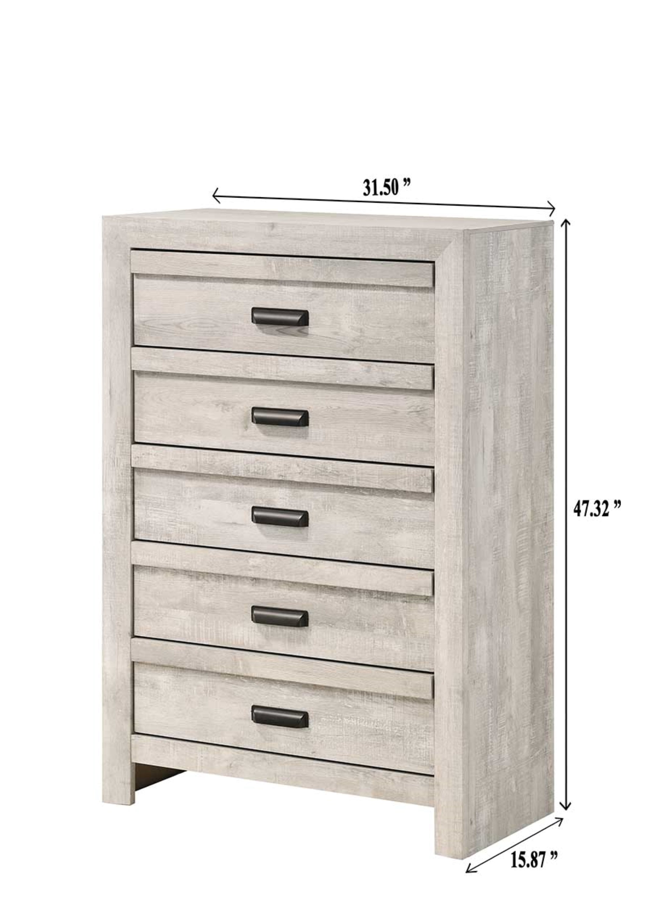 VALOR B9330K-5P (6-Piece Bedroom Set)