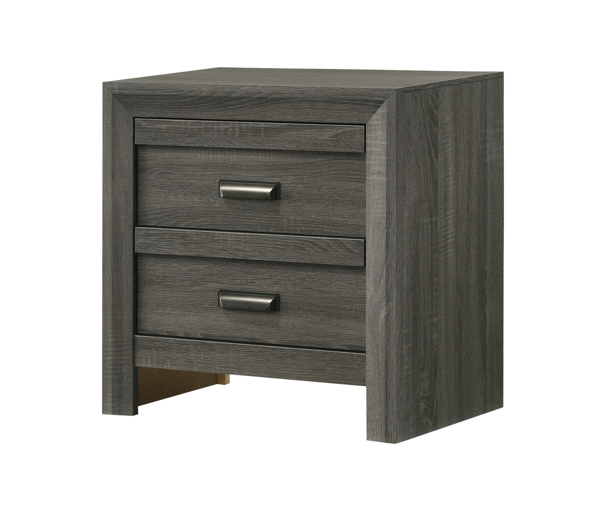 Crown Mark Valor 5-Piece Gray Bedroom Set (Full)