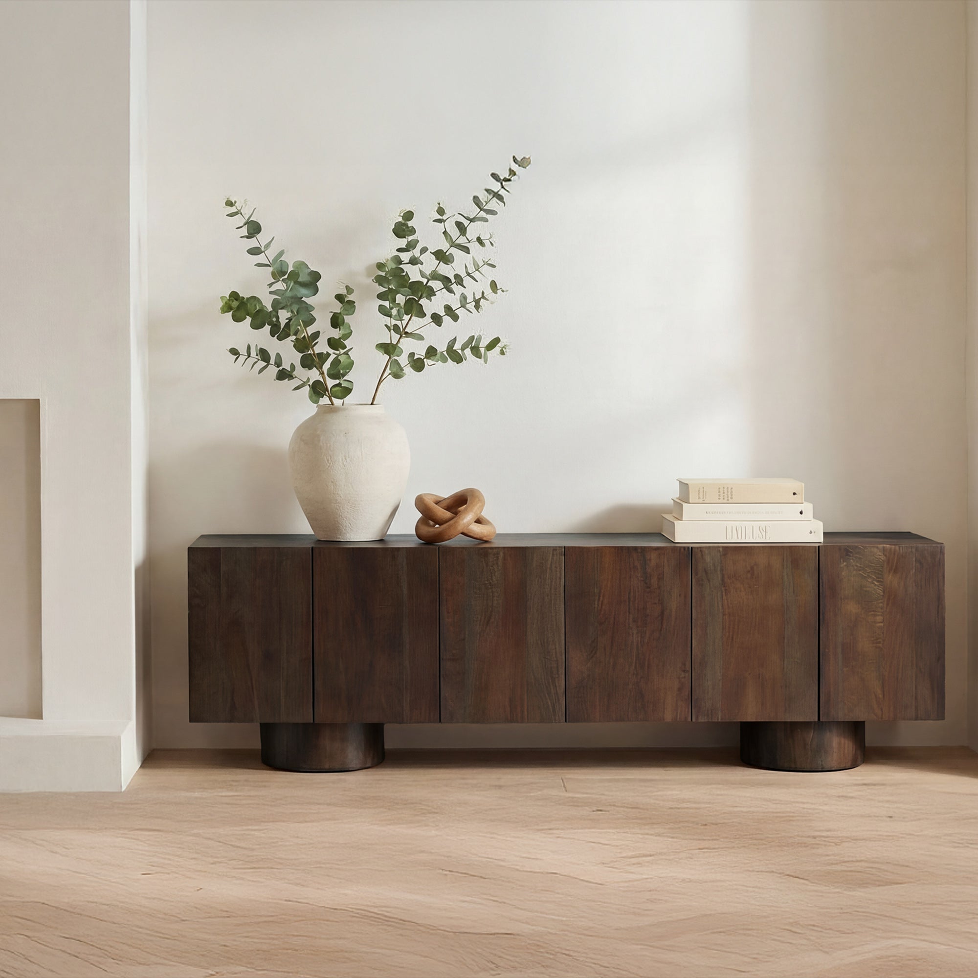 Hadley Media Unit Warm Brown