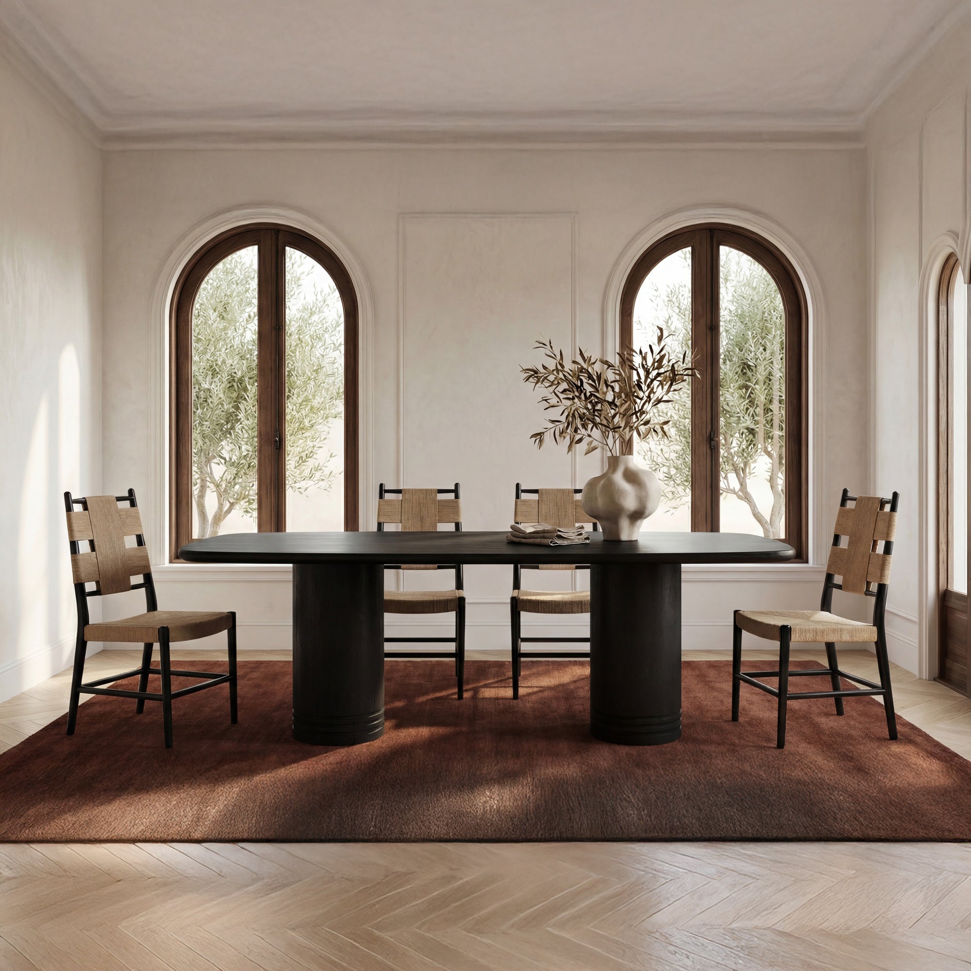 Daphne Dining Table Large Black
