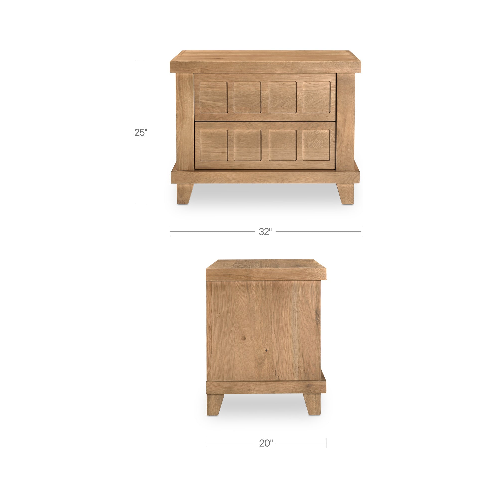 Enya Nightstand Natural Oak