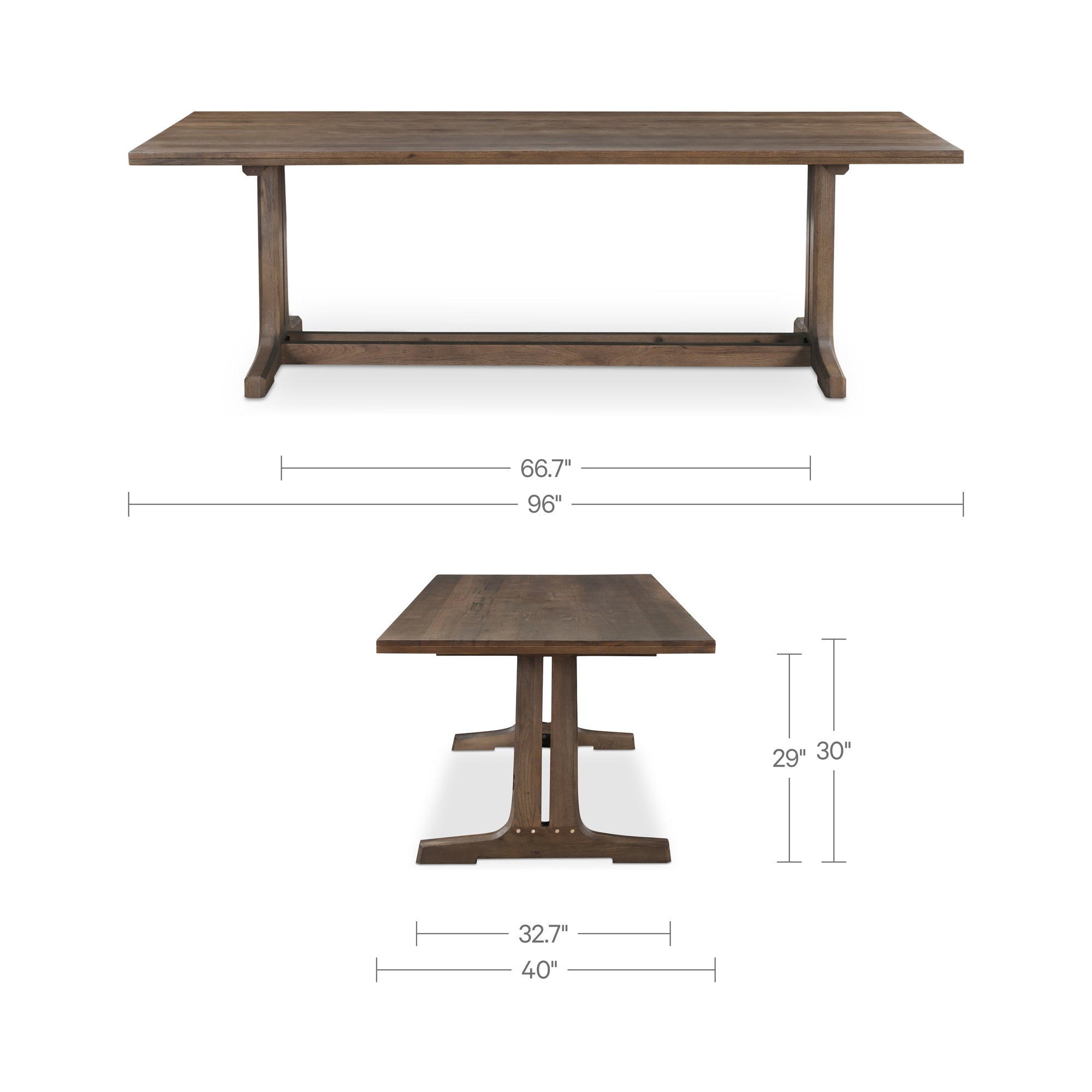 Samuel Dining Table Dark Brown