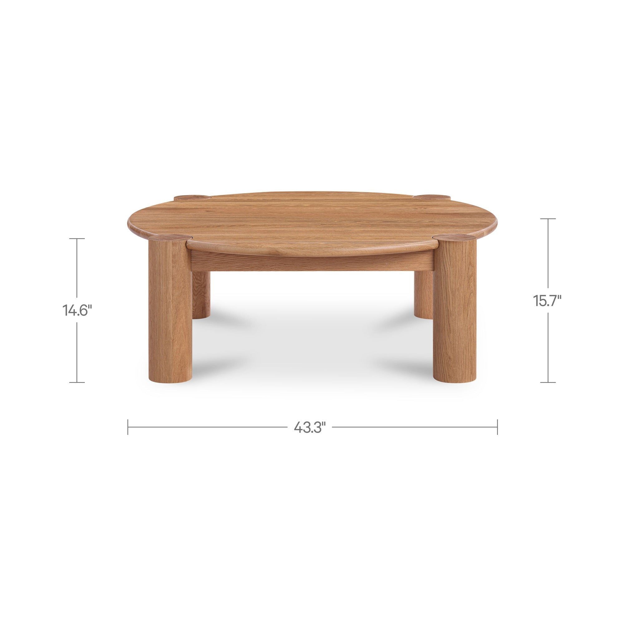 Jack Coffee Table Brushed Natural Oak