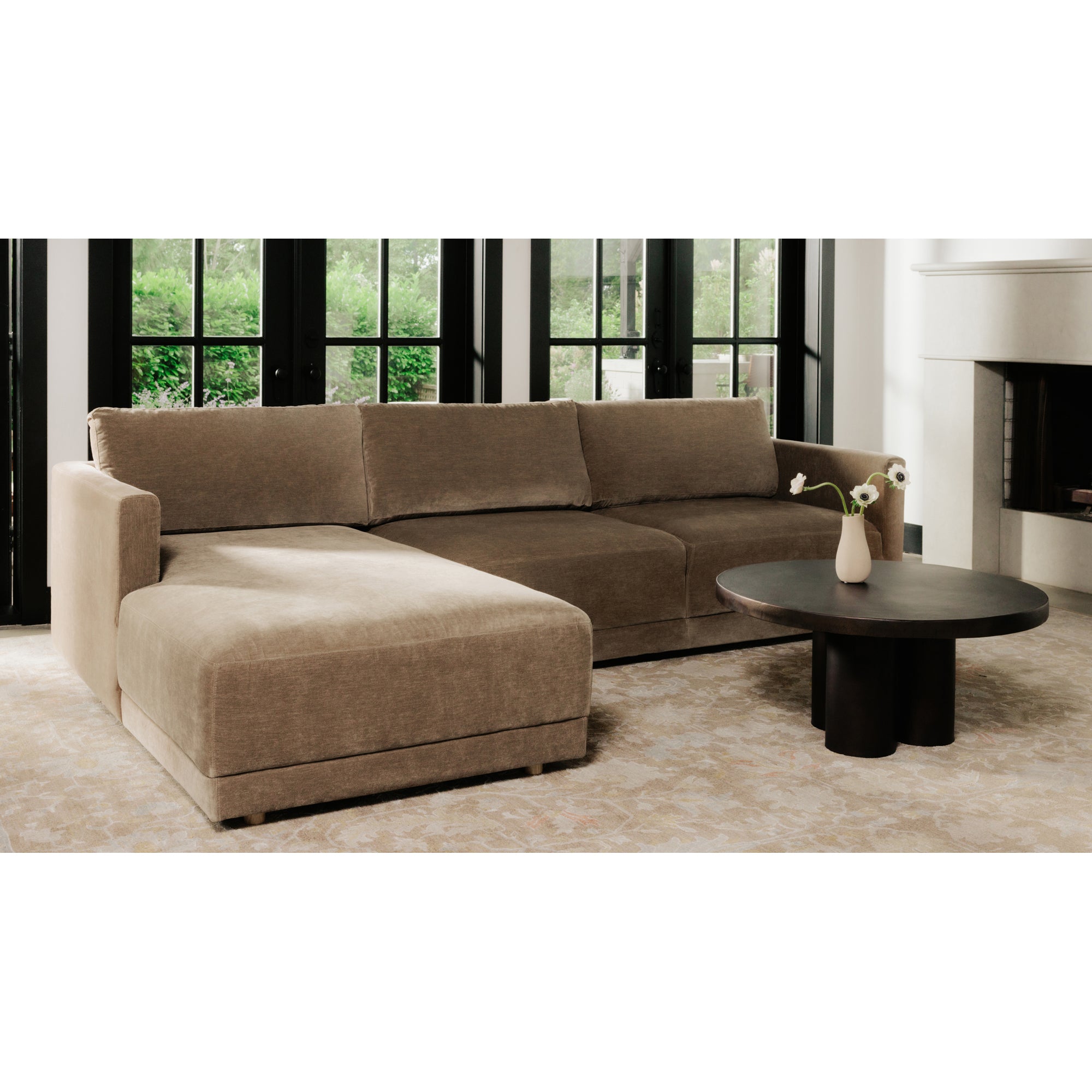 Bryn Sectional Right Camel