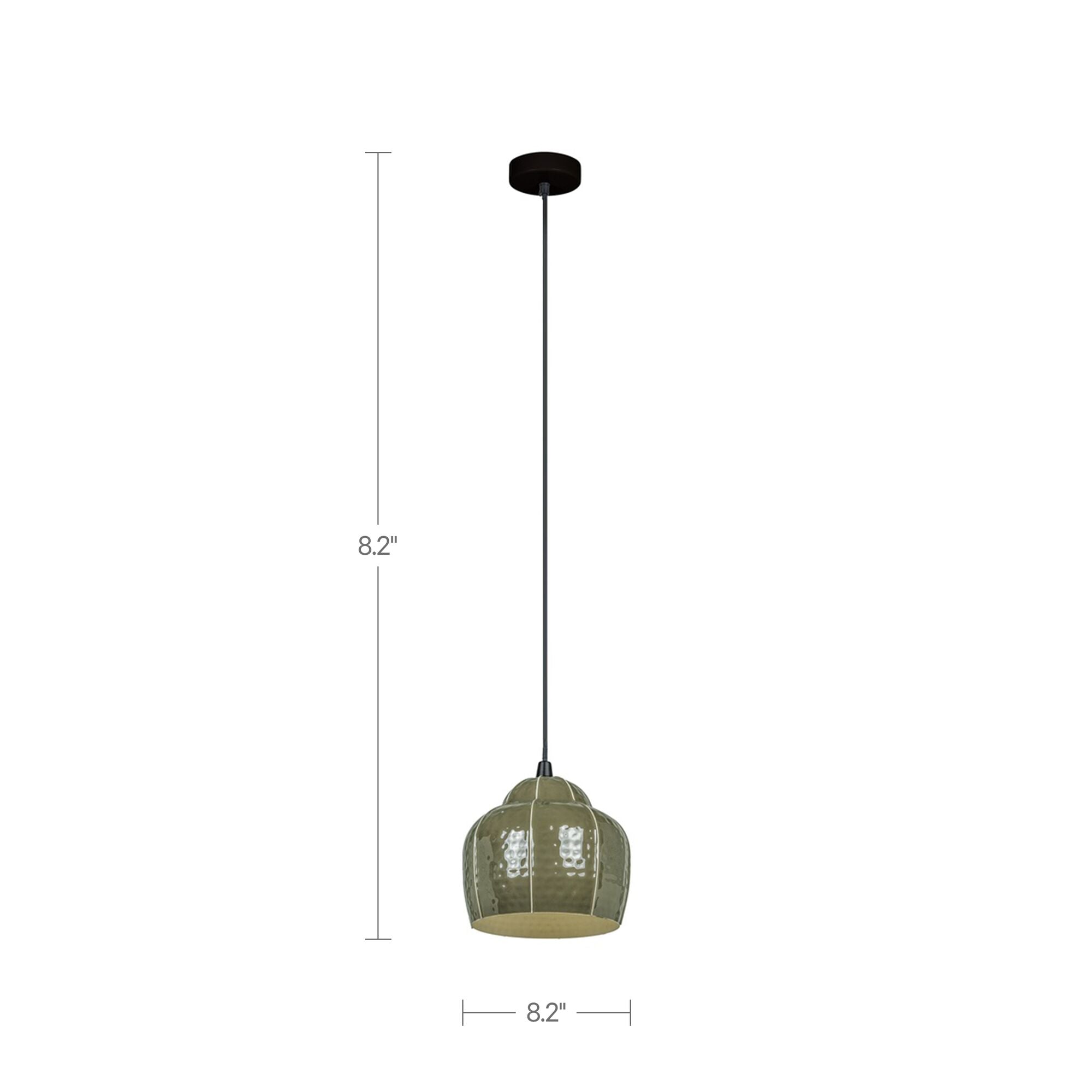 Vida Pendant Lamp Green