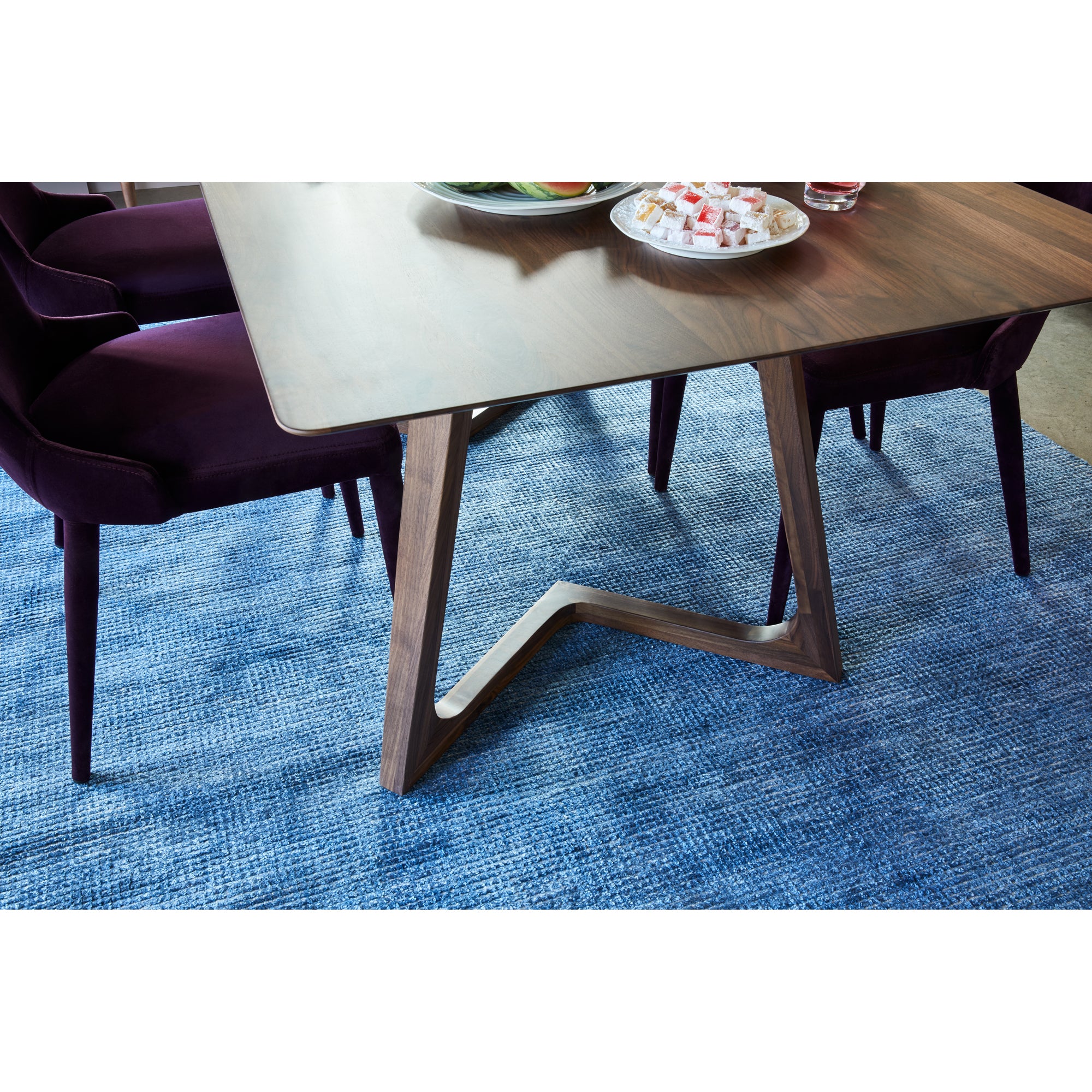 Godenza Rectangular Dining Table Walnut
