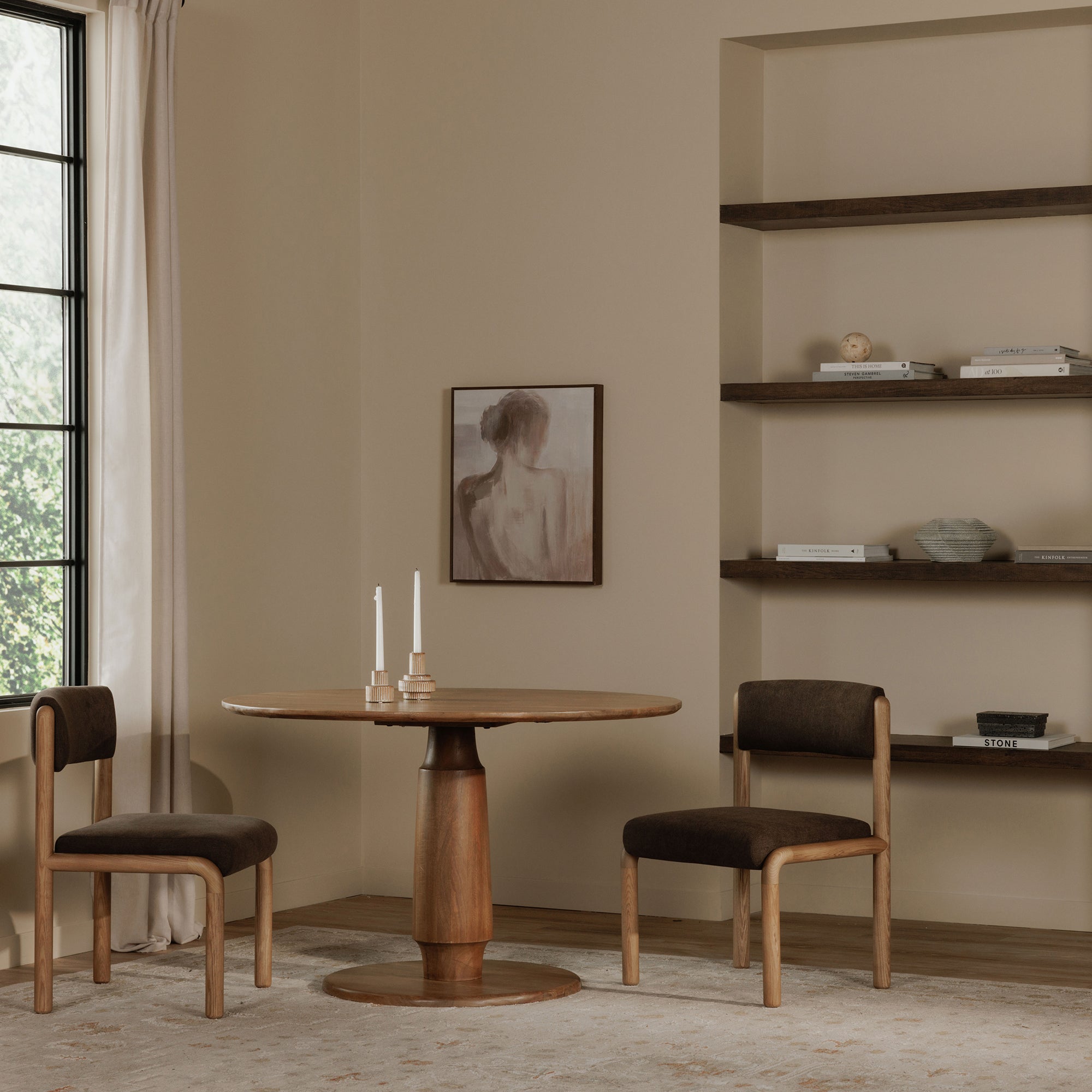 Clark Dining Table Brown